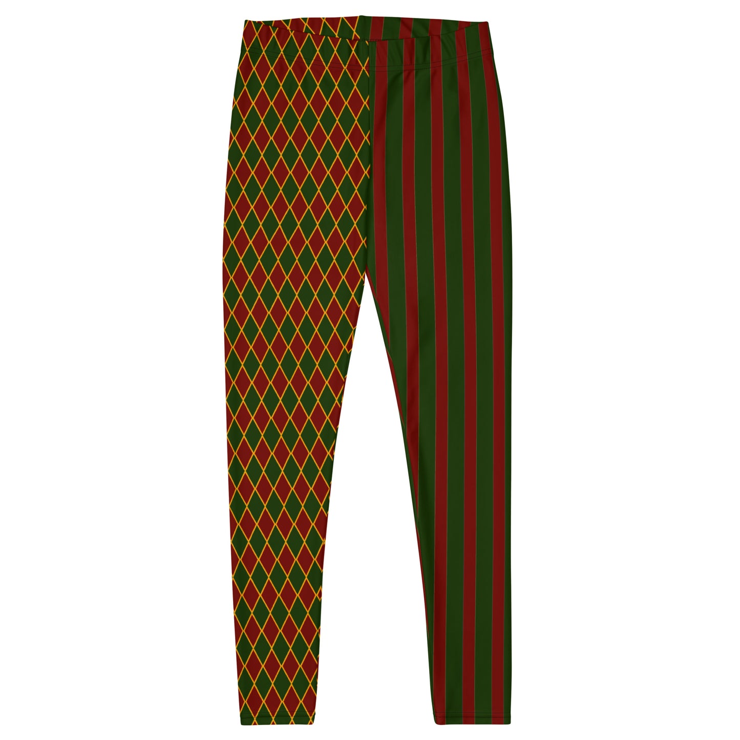 Royal Harlekin Leggings Rot Grün