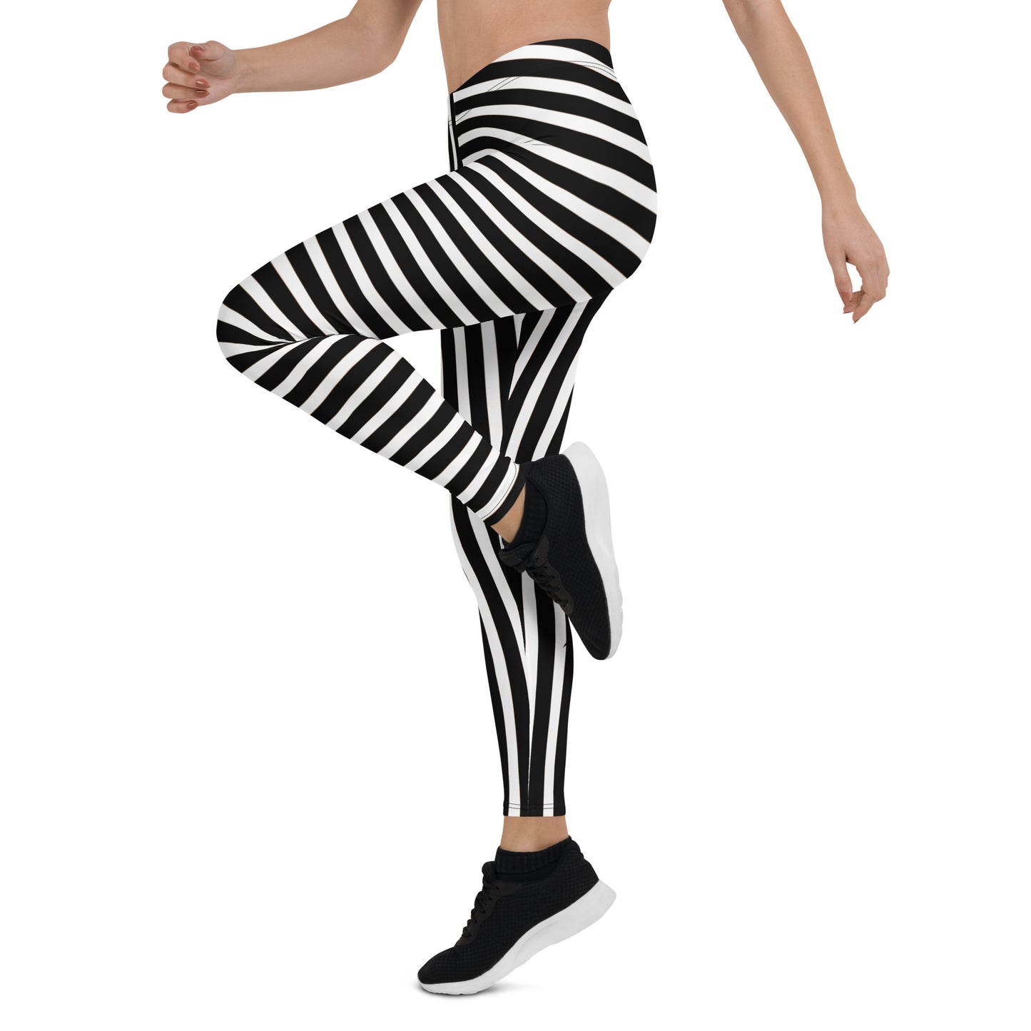 Piraten Leggings Kaperfahrt Schwarz Weiß