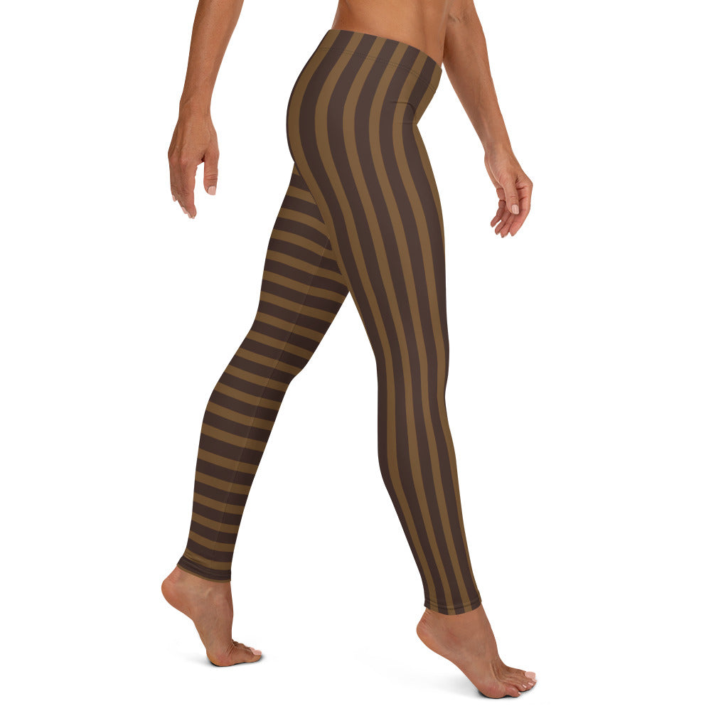 Steampunk Abenteurer Leggings Braun