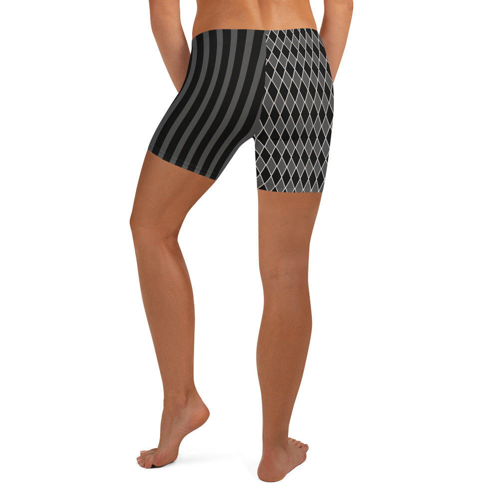 Dark Circus Shorts Grau Schwarz