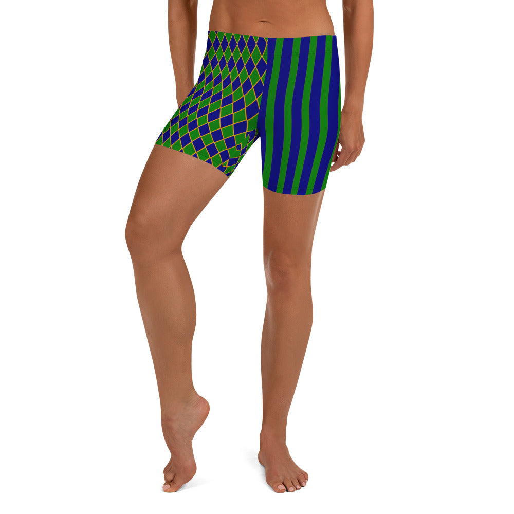 Royal Harlekin Shorts Blau