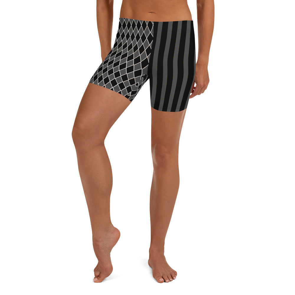 Dark Circus Shorts Grau Schwarz