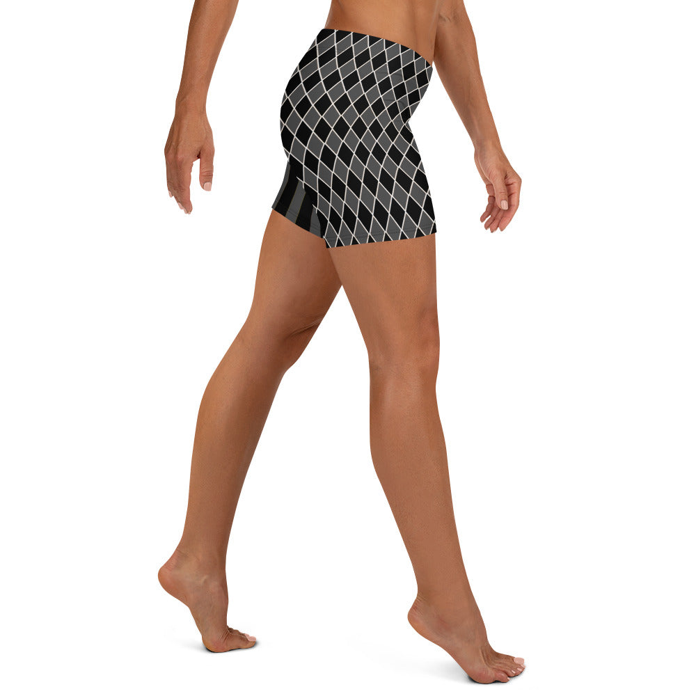 Dark Circus Shorts Grau Schwarz