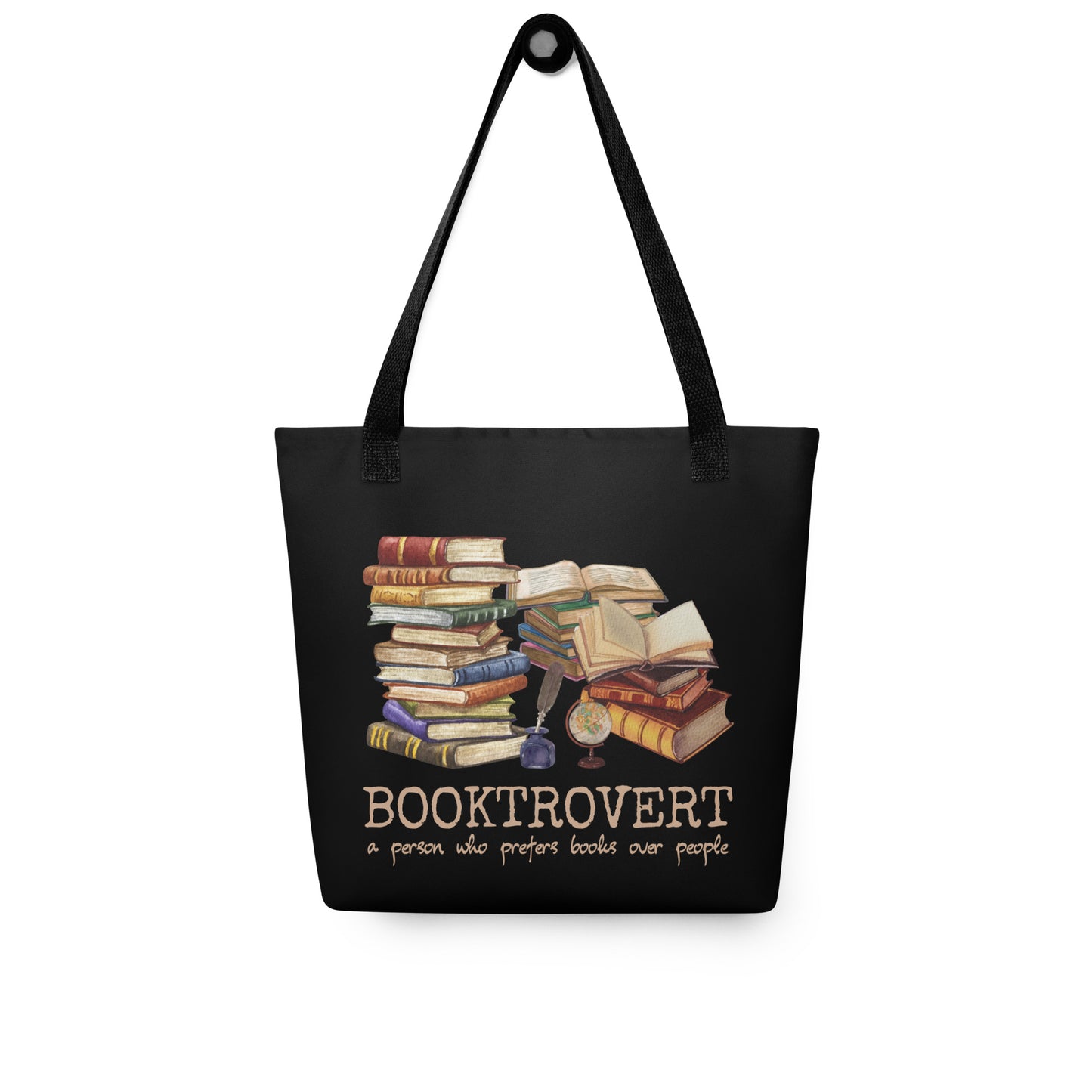 Booktrovert Stoffbeutel für introvertierte Bibliophile