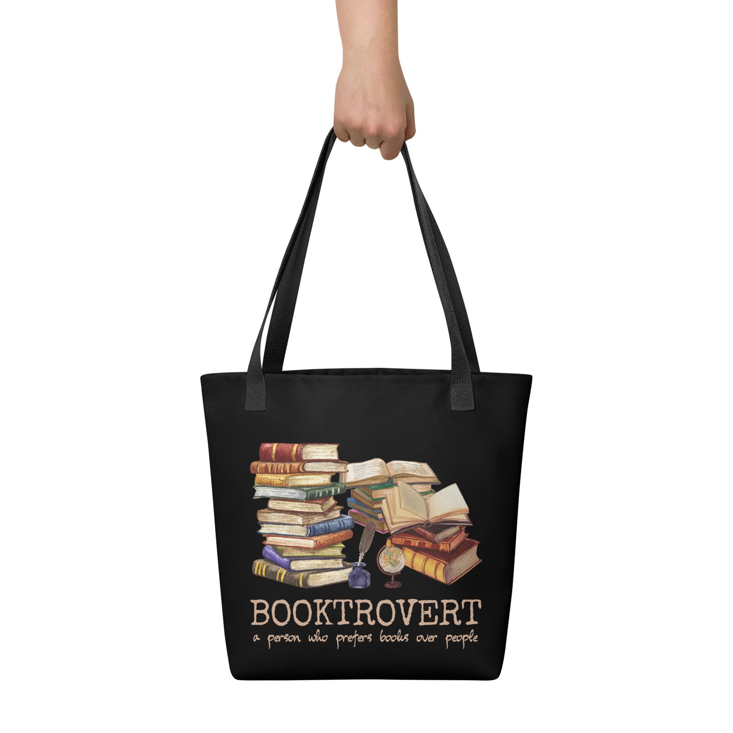 Booktrovert Stoffbeutel für introvertierte Bibliophile