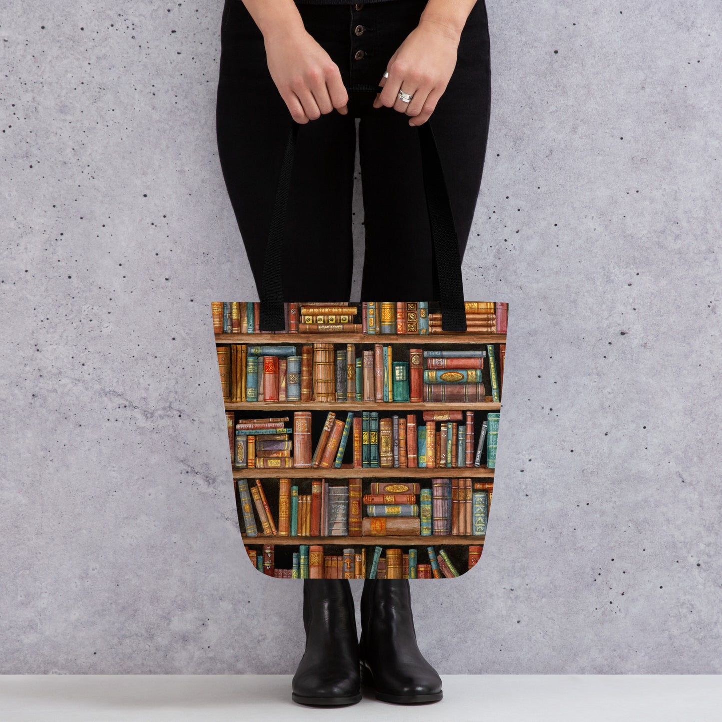 Stabile Tasche Bücherregal mit breiten Trägern