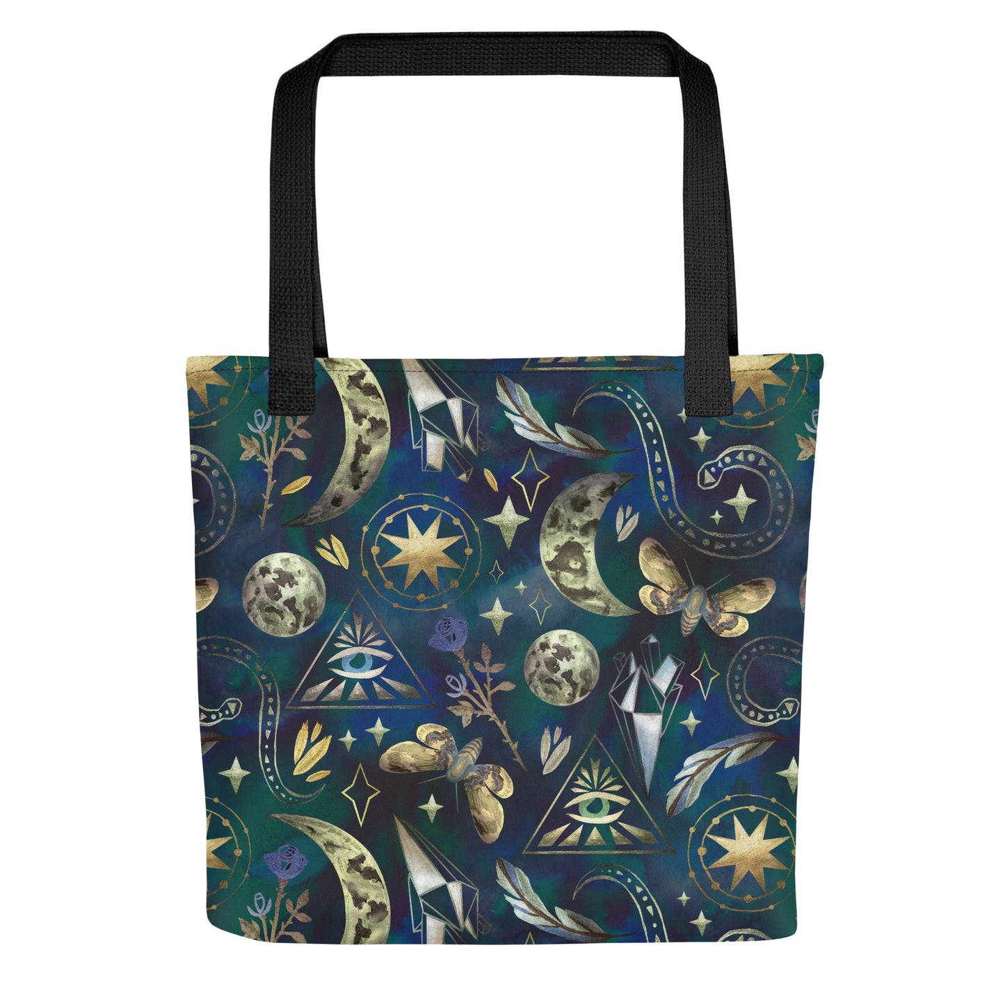 Mystische Büchertasche in Blau