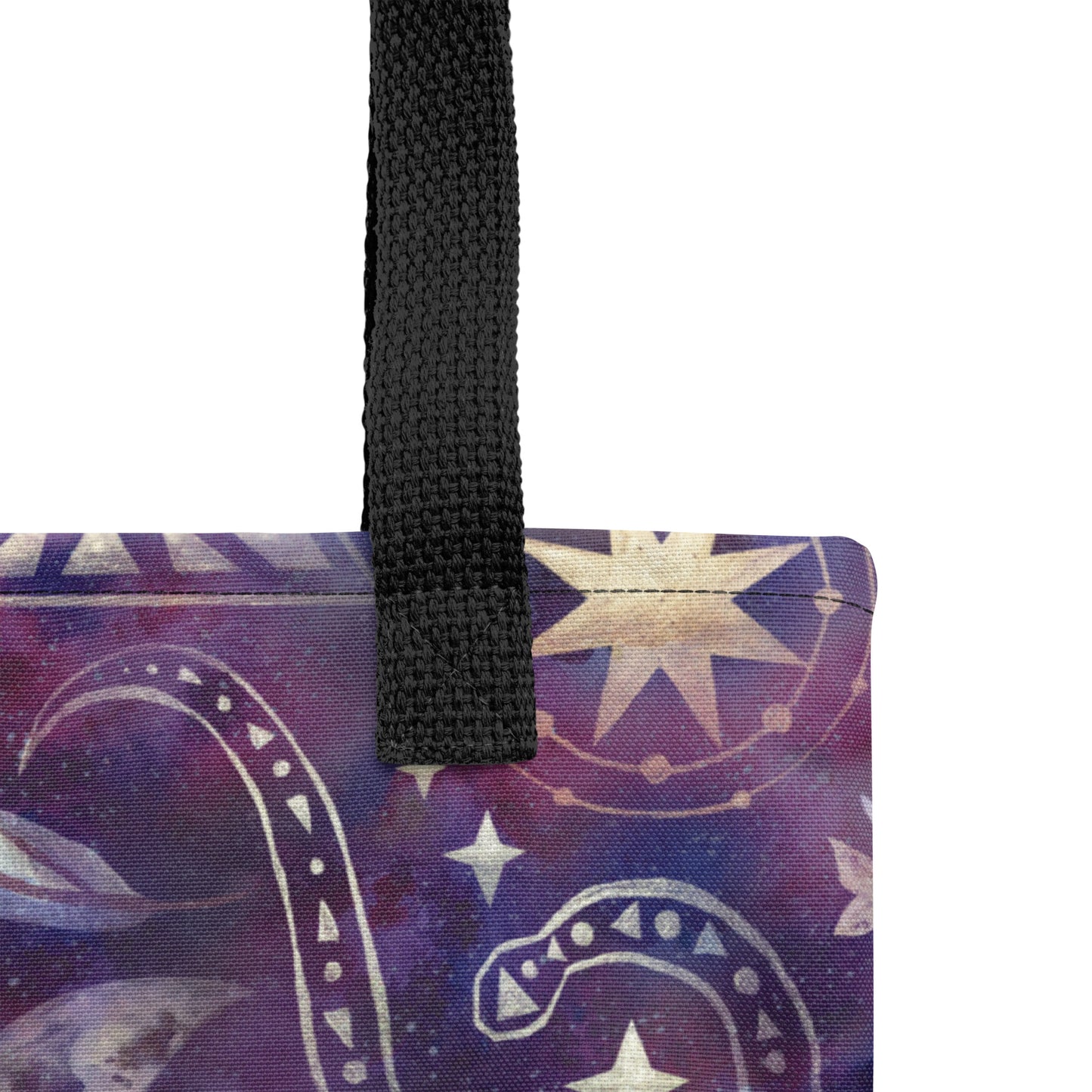 Mystische Büchertasche in Lila