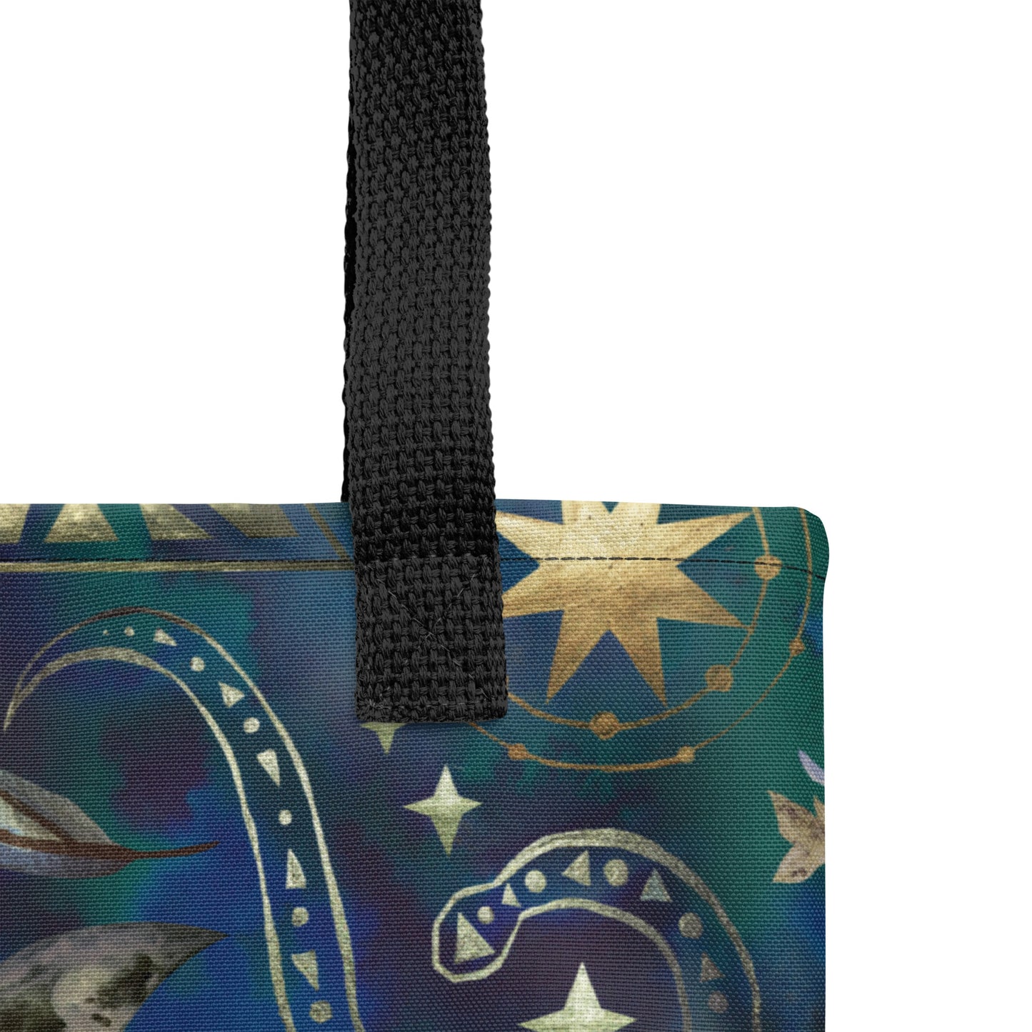 Mystische Büchertasche in Blau