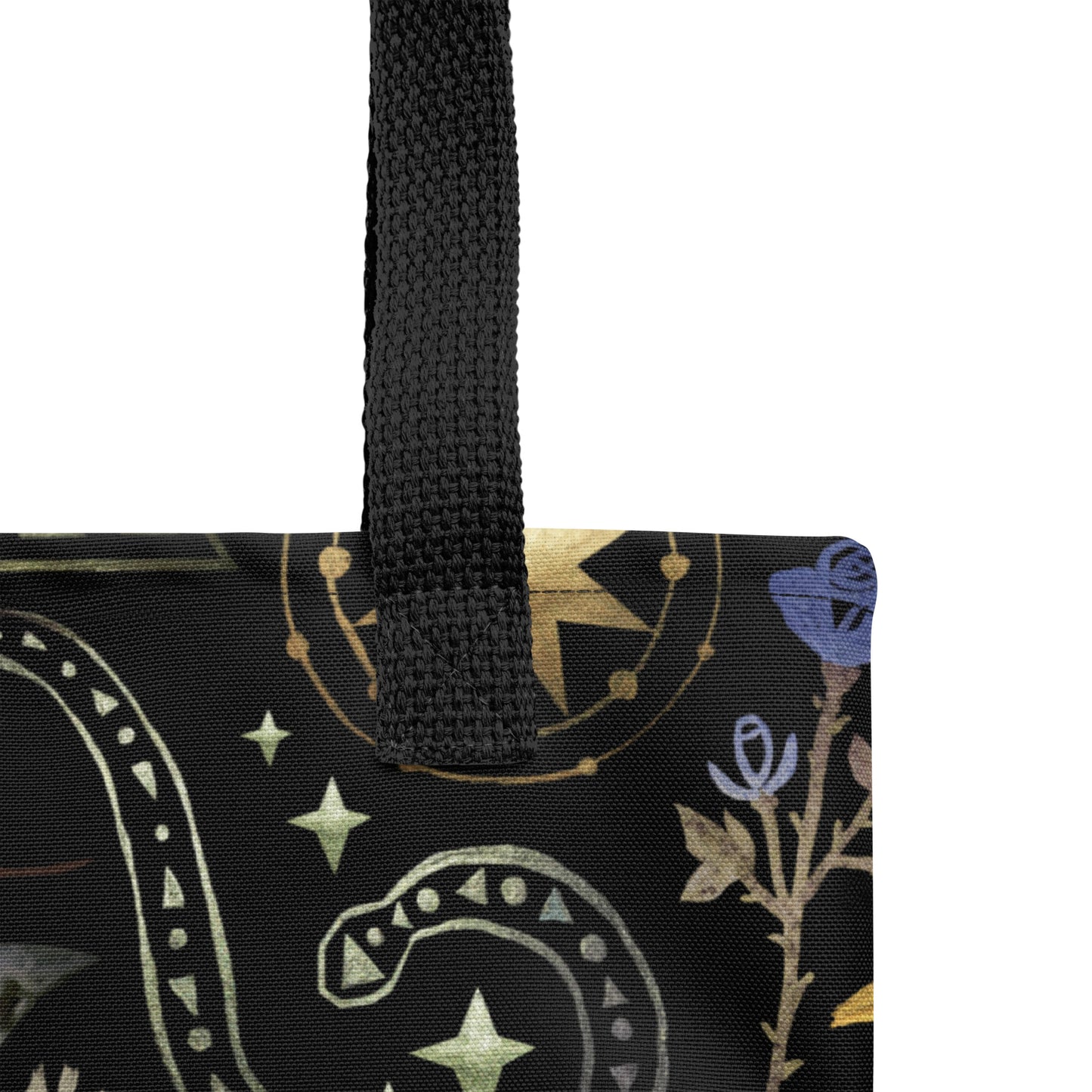 Mystische Büchertasche in Schwarz