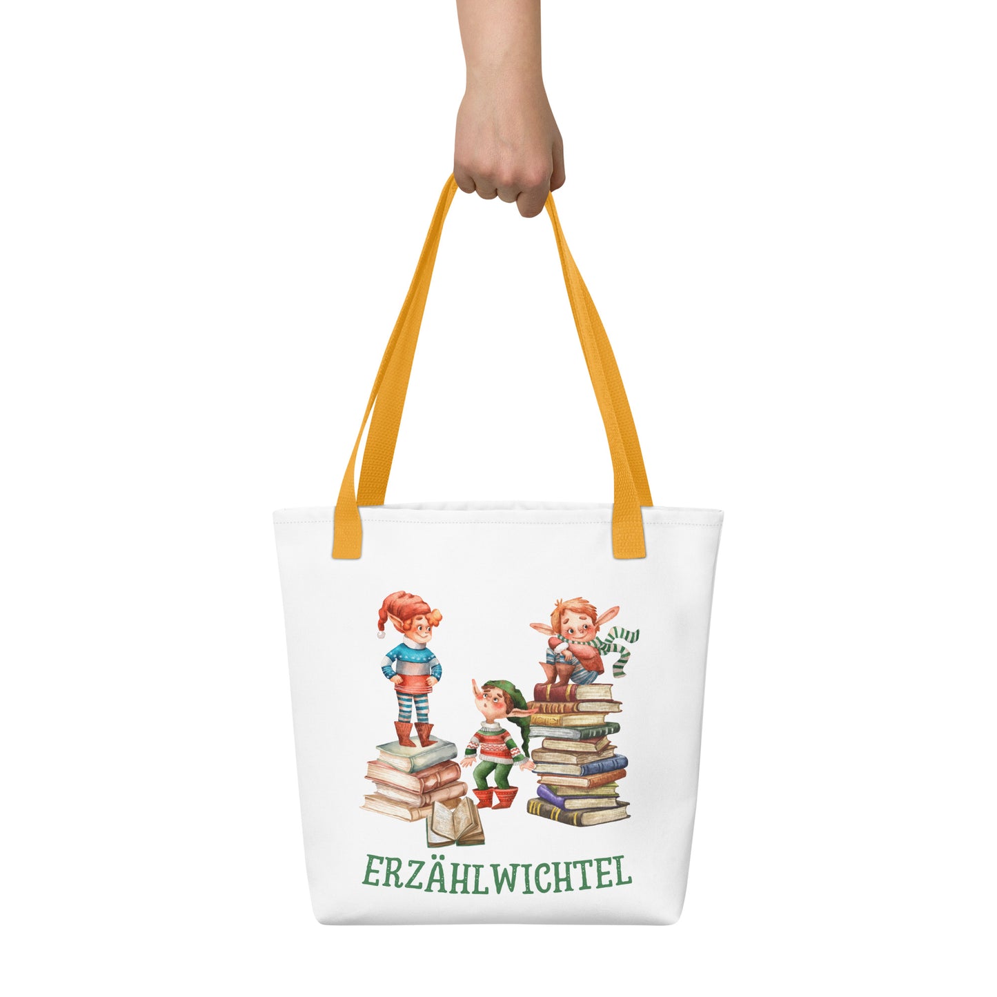 Erzählwichtel Stoffbeutel Büchertasche für Jungautorinnen