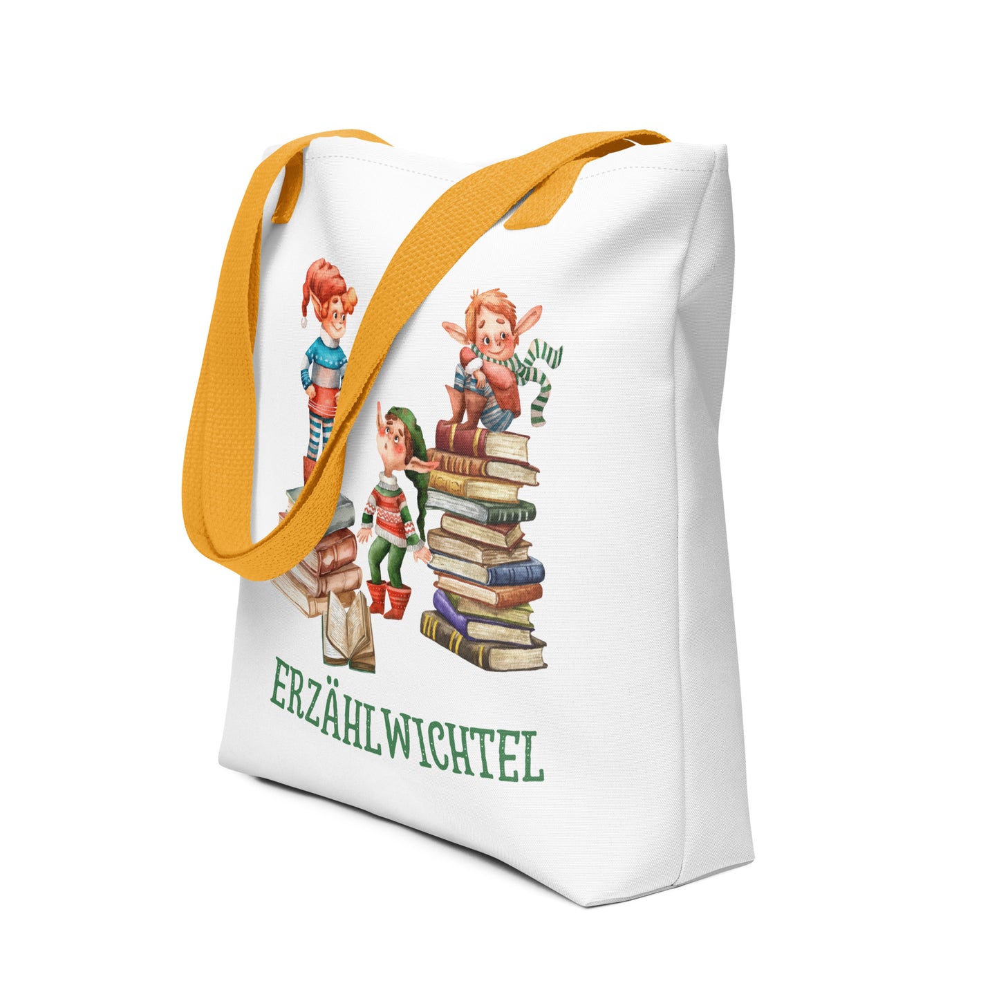 Erzählwichtel Stoffbeutel Büchertasche für Jungautorinnen