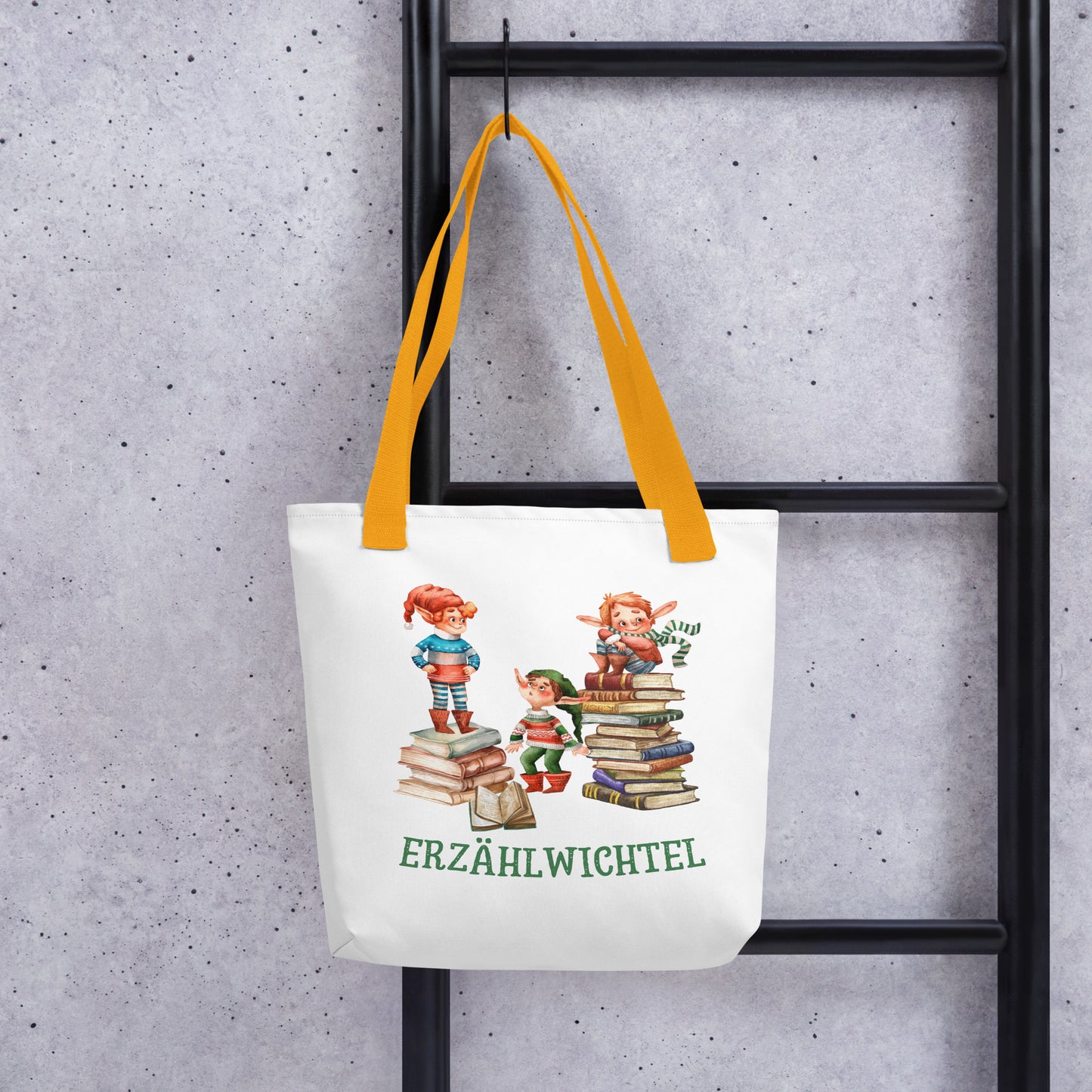 Erzählwichtel Stoffbeutel Büchertasche für Jungautorinnen