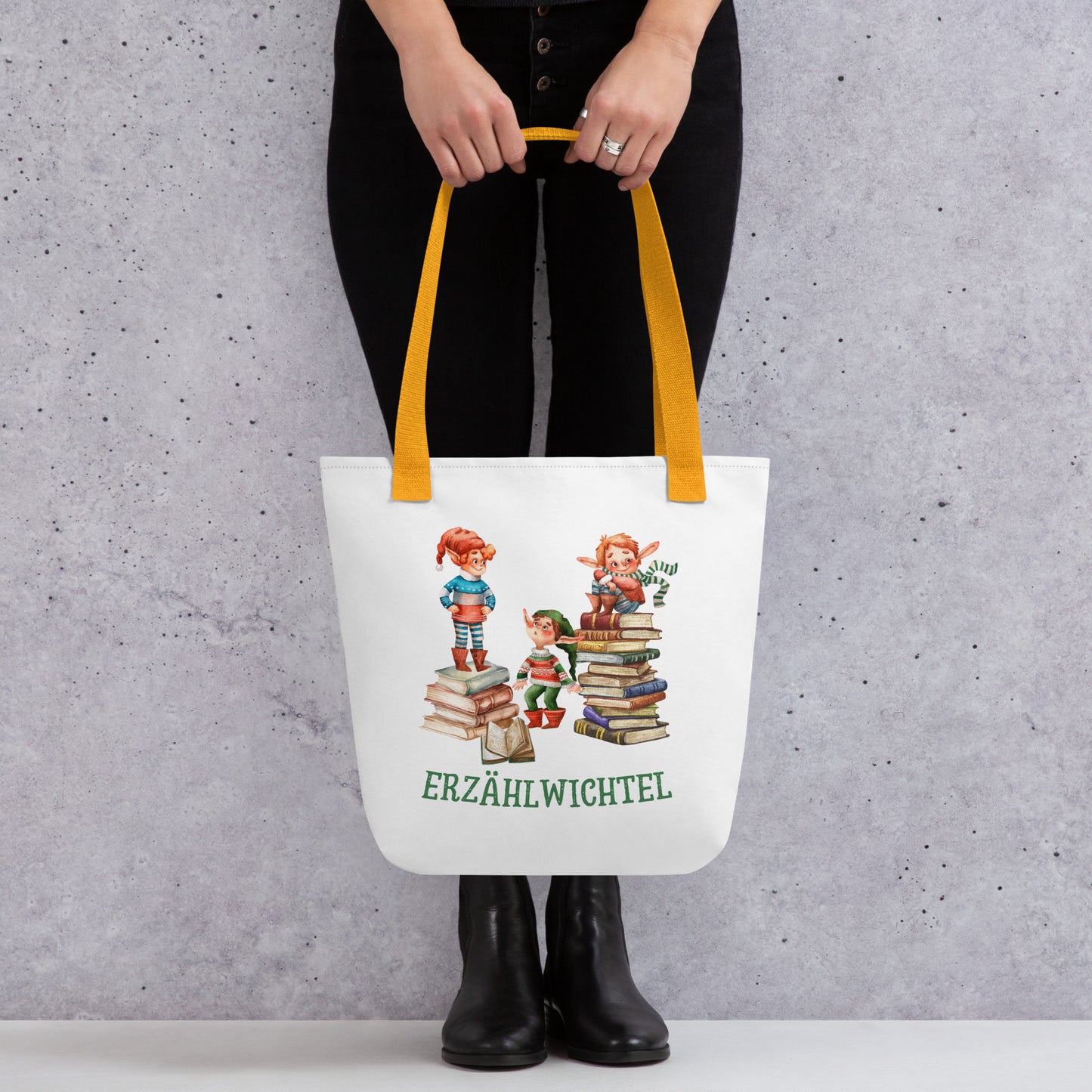 Erzählwichtel Stoffbeutel Büchertasche für Jungautorinnen