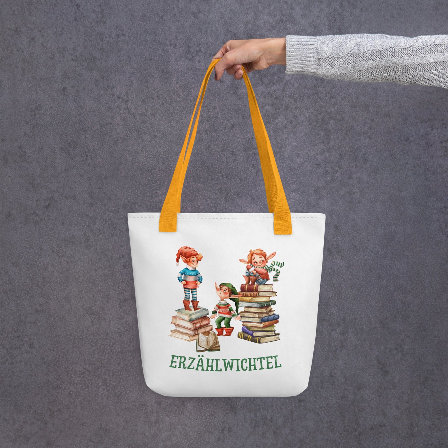 Erzählwichtel Stoffbeutel Büchertasche für Jungautorinnen