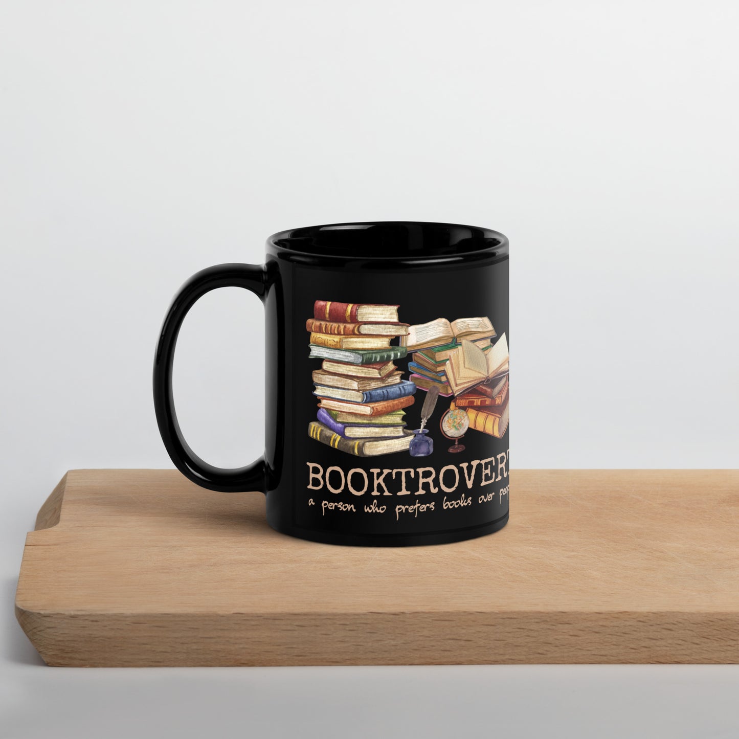 Booktrovert Kaffee Tasse für introvertierte Bibliophile