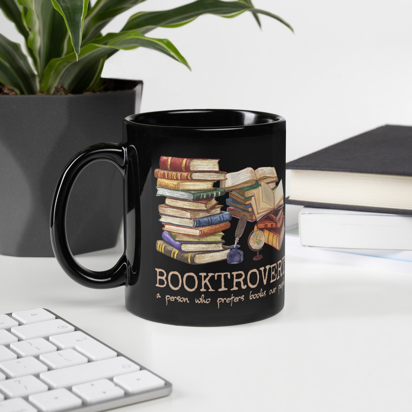 Booktrovert Kaffee Tasse für introvertierte Bibliophile