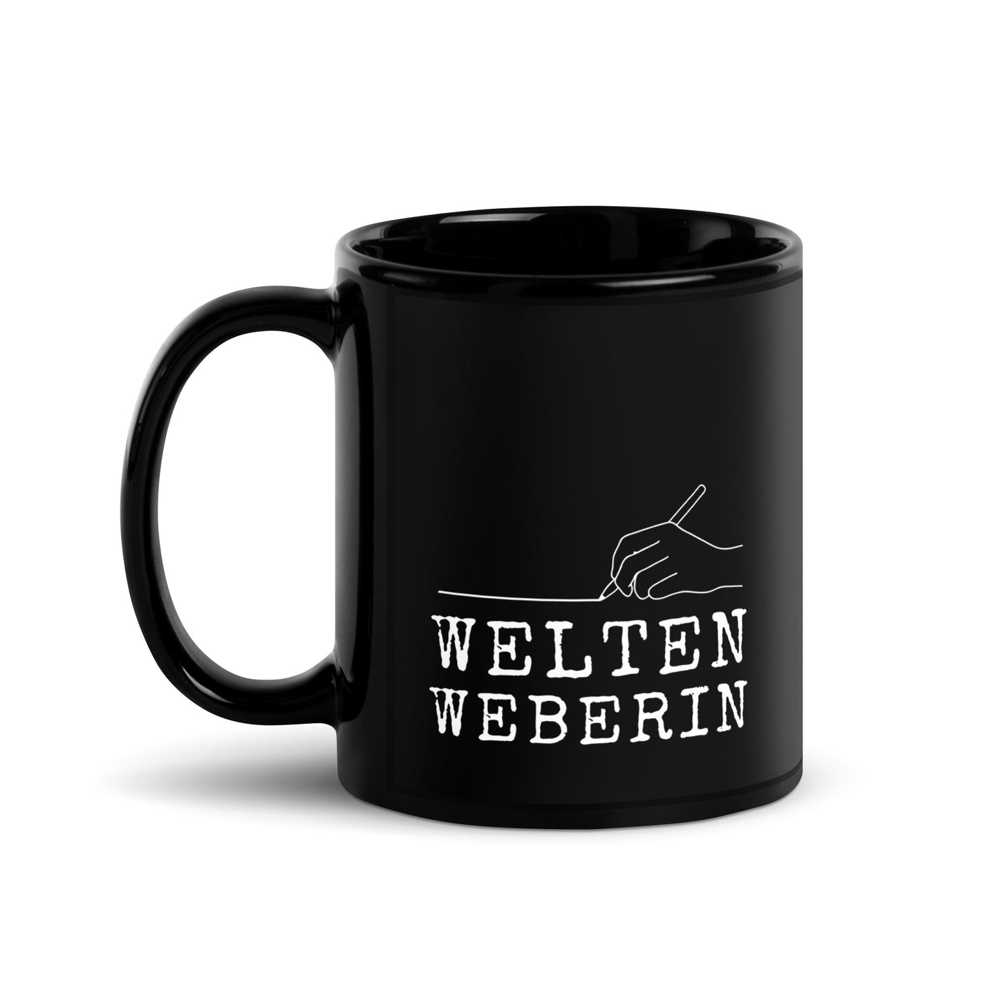 Weltenweberin Kaffeebecher für Autorinnen