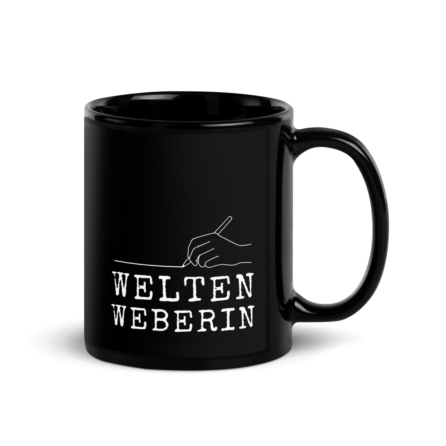 Weltenweberin Kaffeebecher für Autorinnen