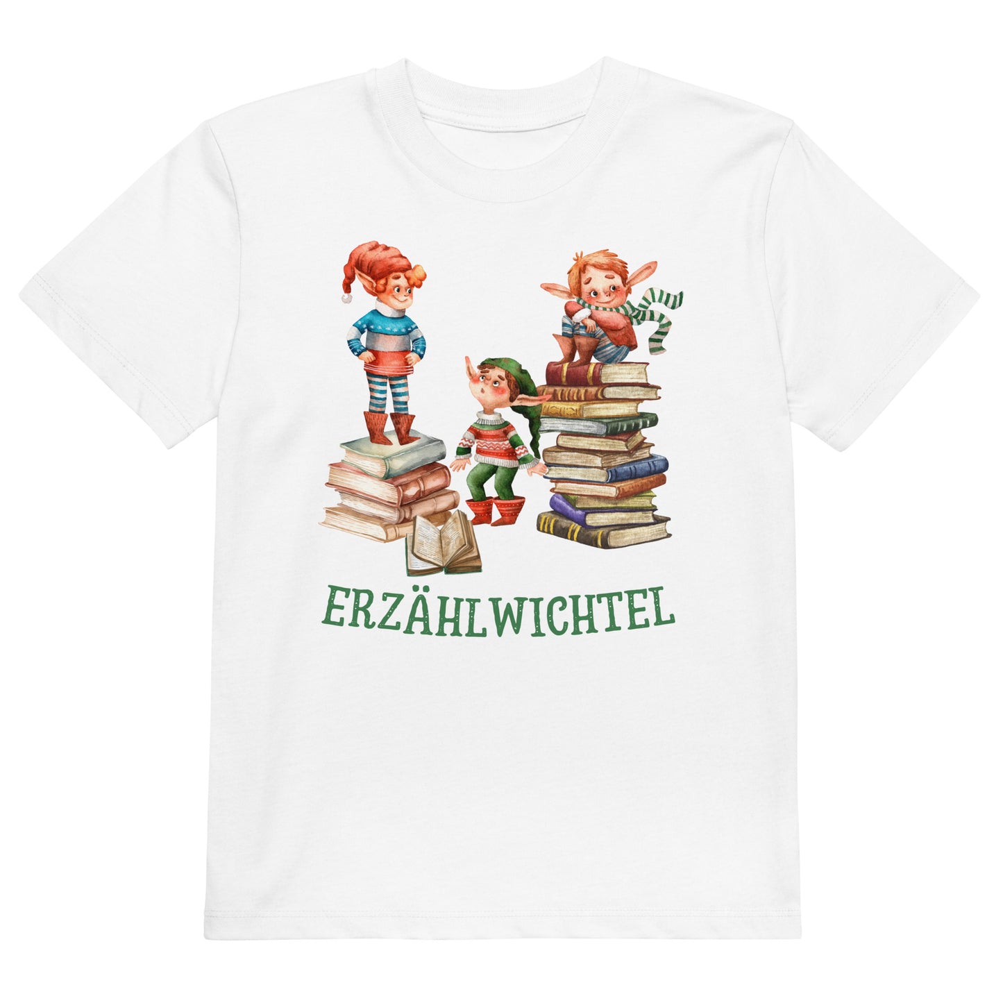 Erzählwichtel Bio-Baumwoll-T-Shirt für junge Geschichtenerzähler