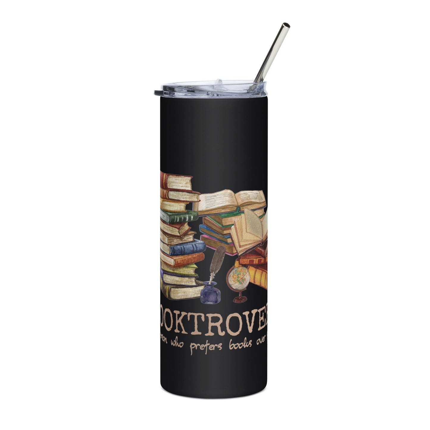 Booktrovert Edelstahlbecher für Leser und Leserinnen