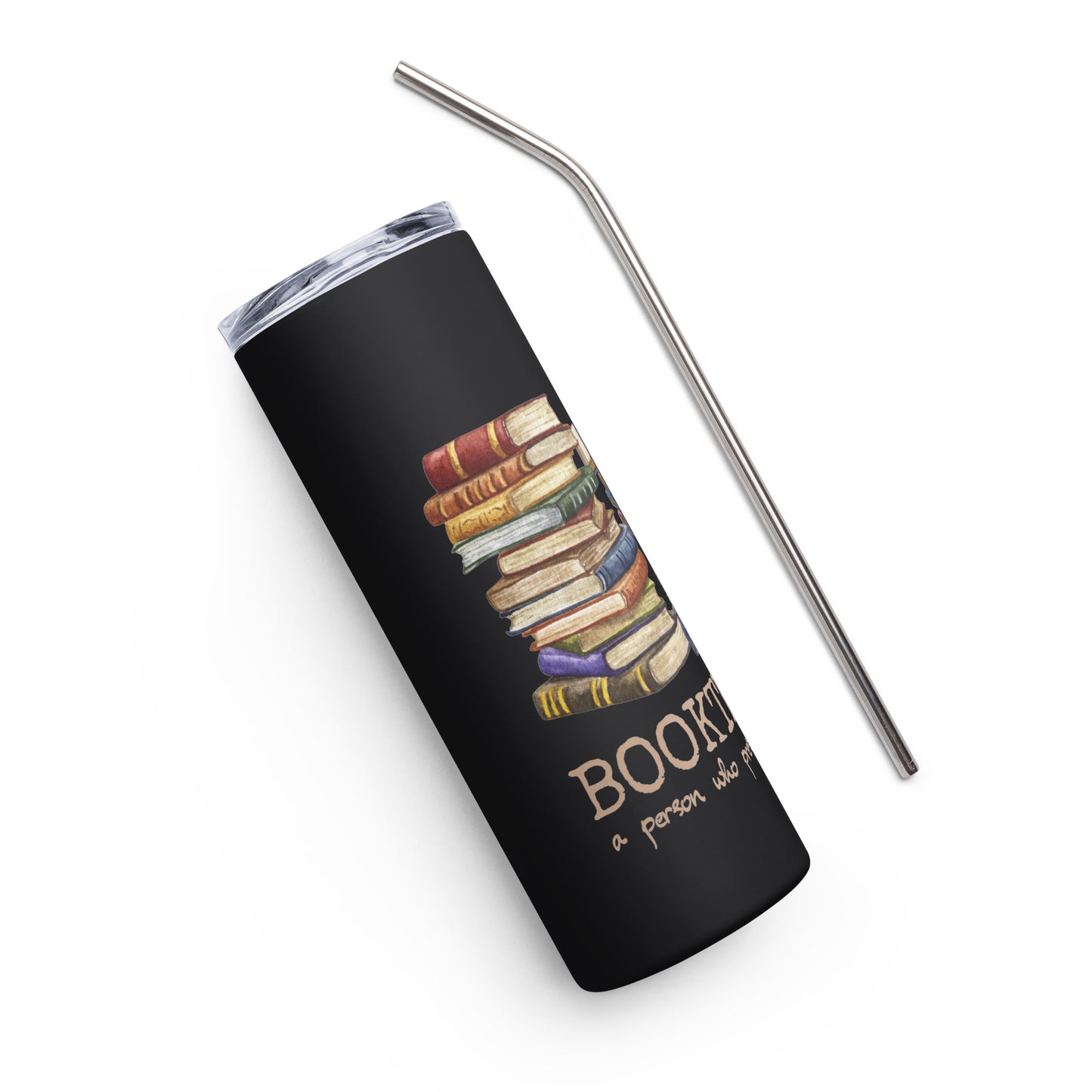 Booktrovert Edelstahlbecher für Leser und Leserinnen