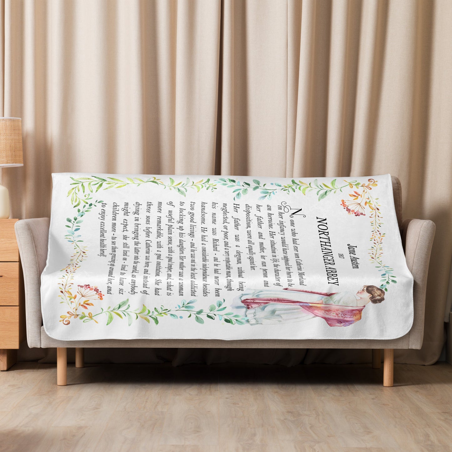 Northanger Abbey Sherpa-Decke Jane Austen