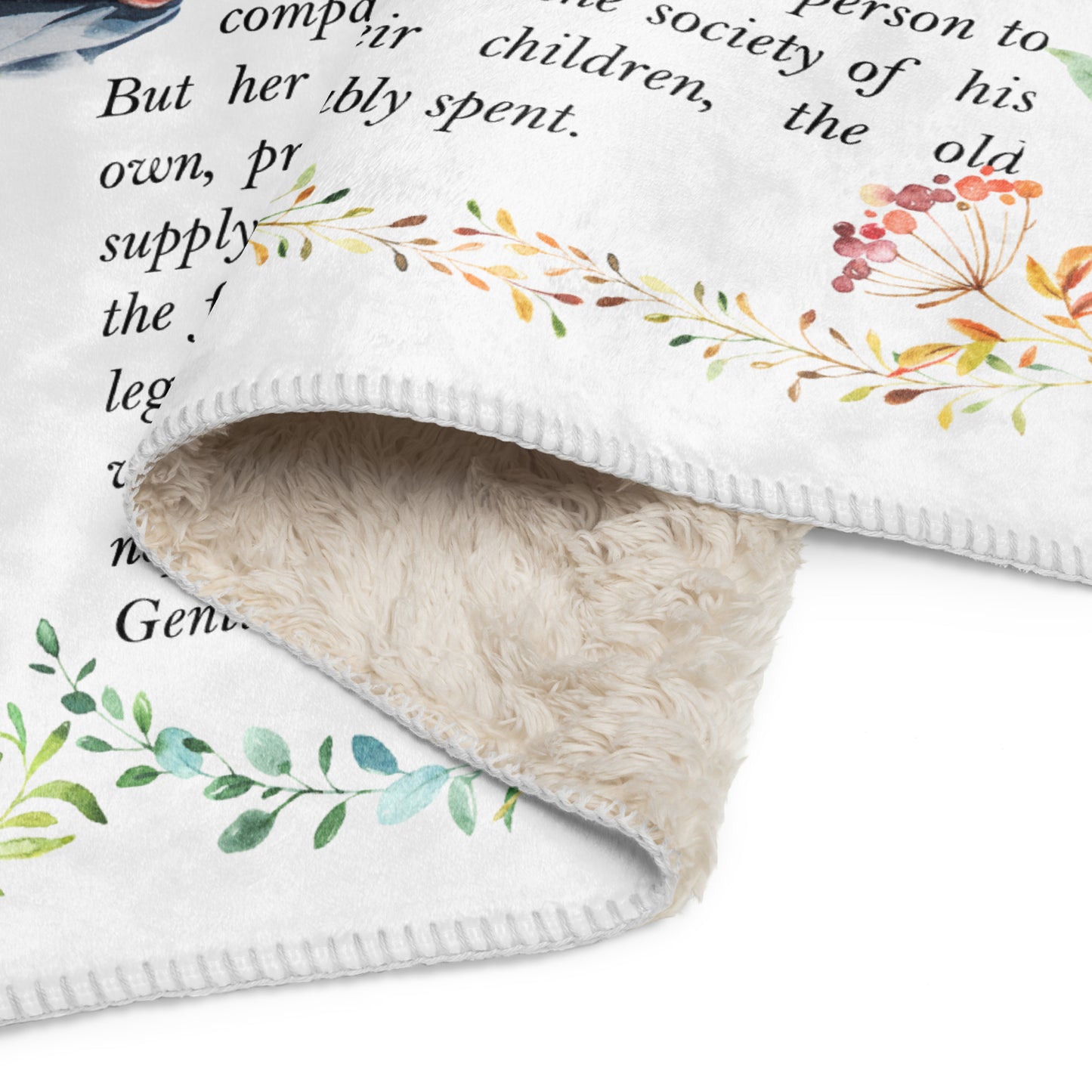 Sinn und Sinnlichkeit Sherpa-Decke Jane Austen