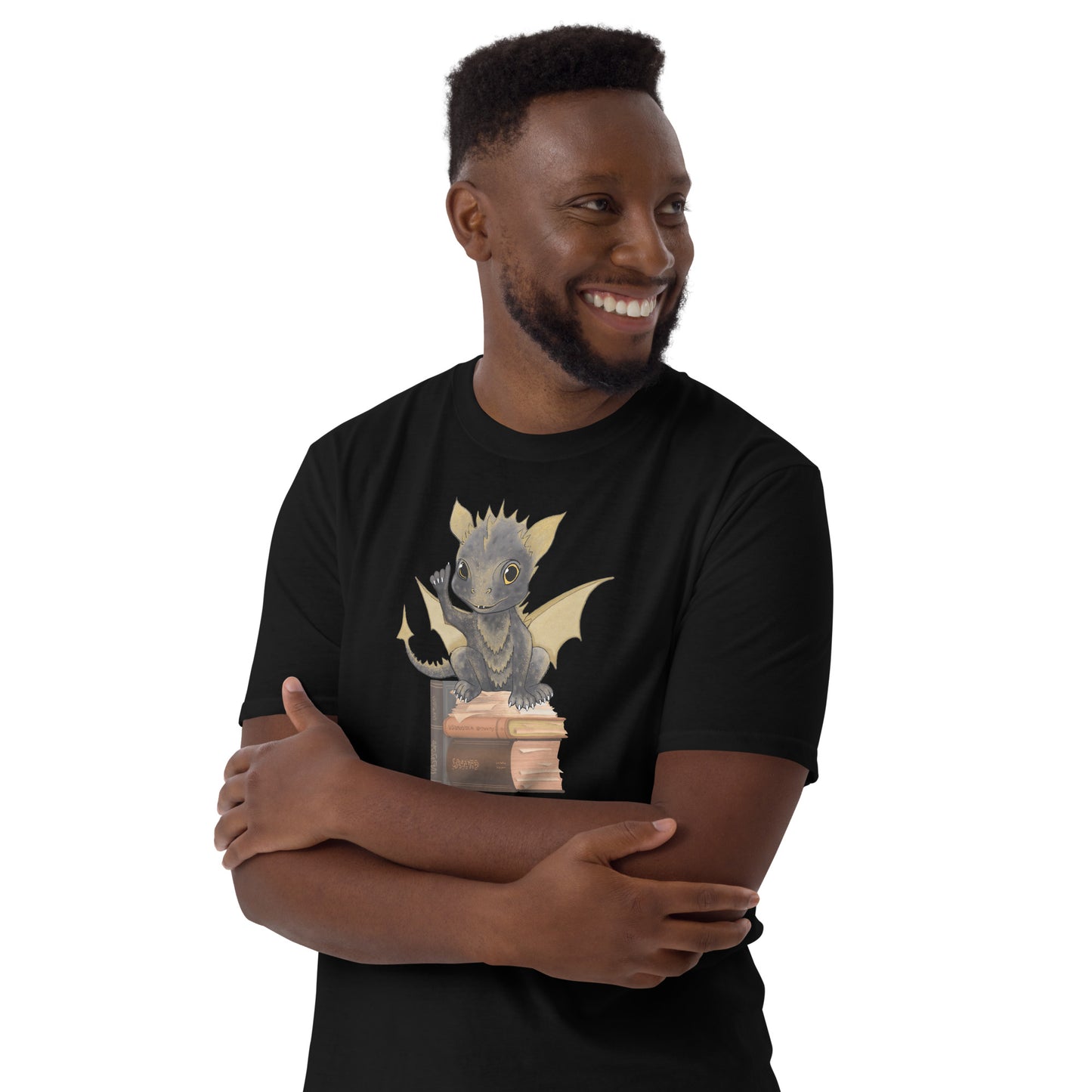 Bücher sind Schätze aus Papier T-Shirt Unisex Bragi der Bücherdrache