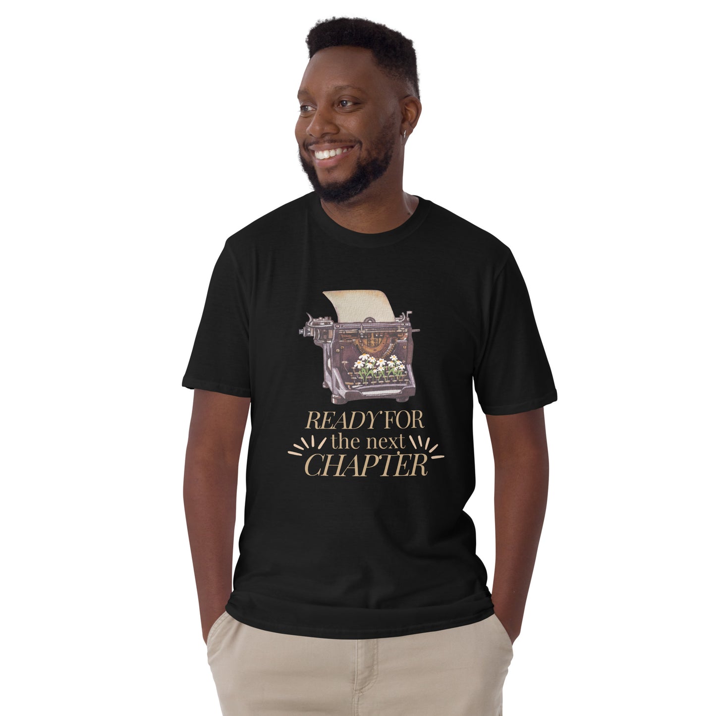 Ready for the next Chapter Kurzärmeliges Unisex-T-Shirt für Autorinnen