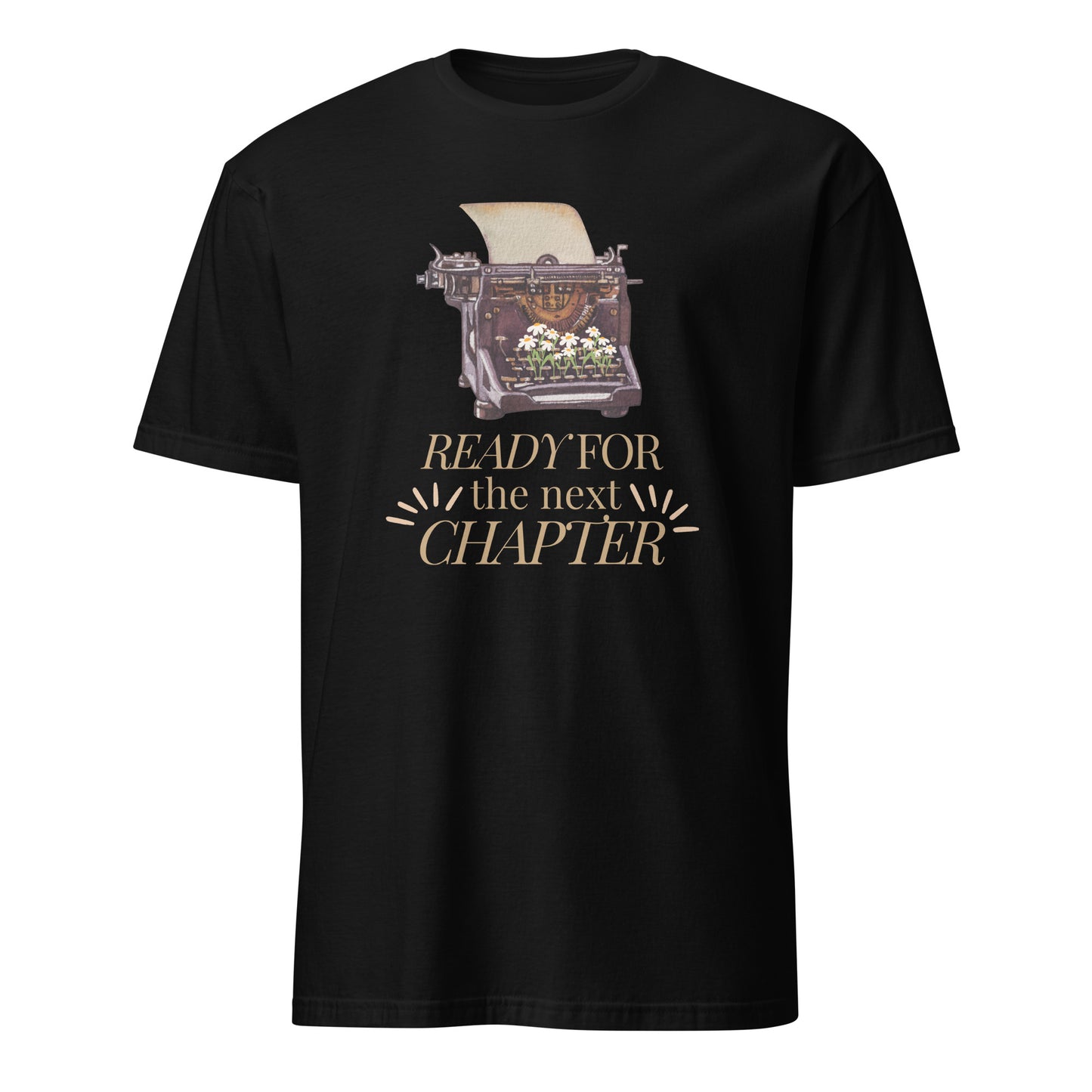Ready for the next Chapter Kurzärmeliges Unisex-T-Shirt für Autorinnen