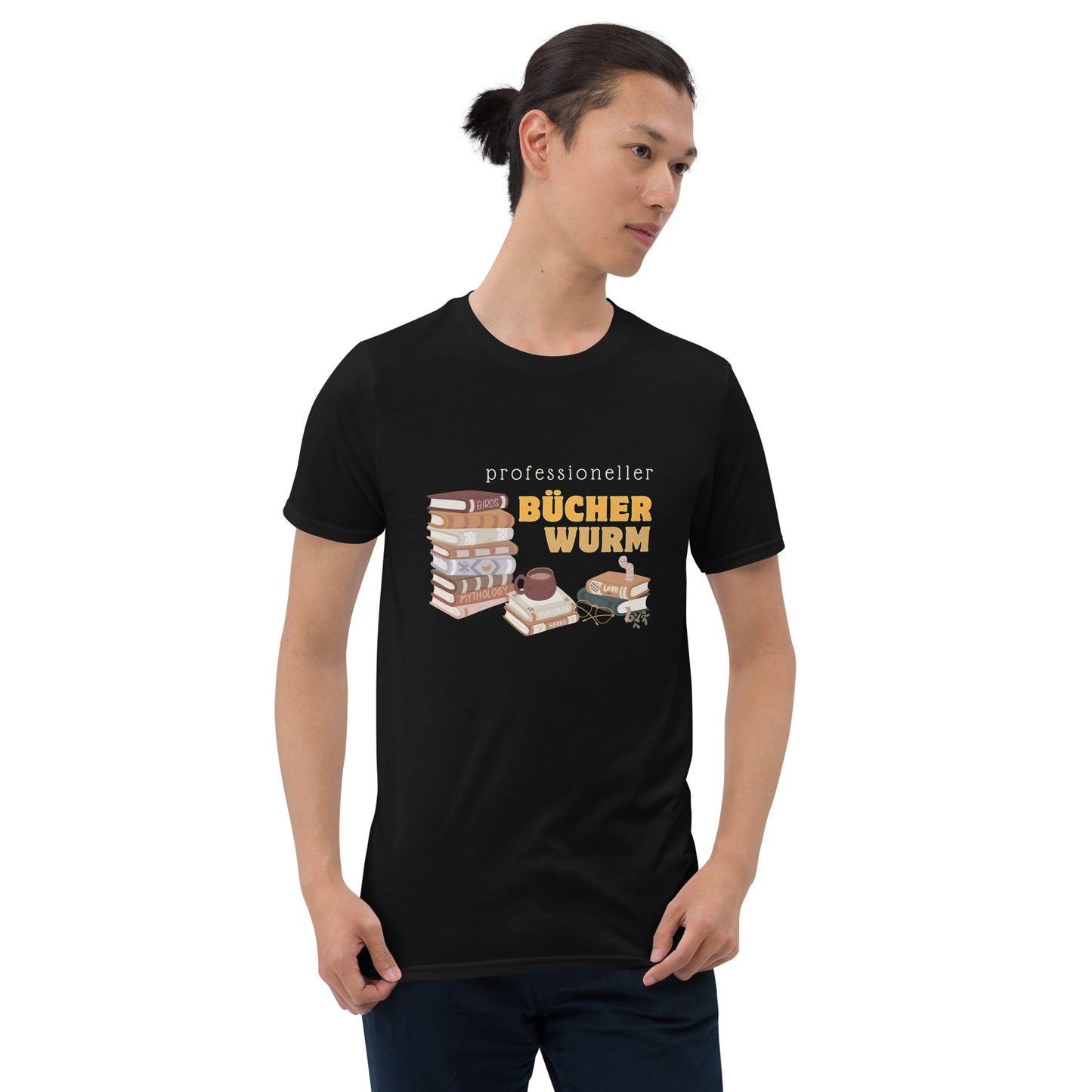 Professioneller Bücherwurm Unisex-T-Shirt