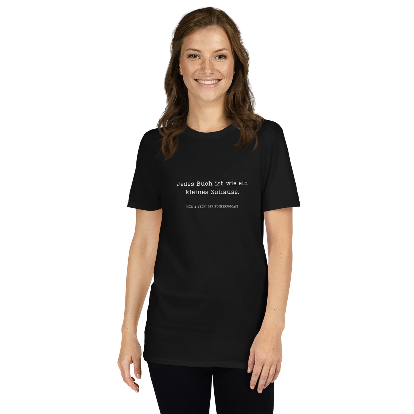 Moni & Vroni Der Bücherpodcast T-Shirt Zuhause