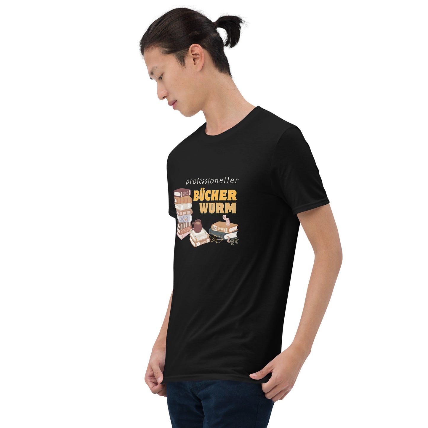 Professioneller Bücherwurm Unisex-T-Shirt
