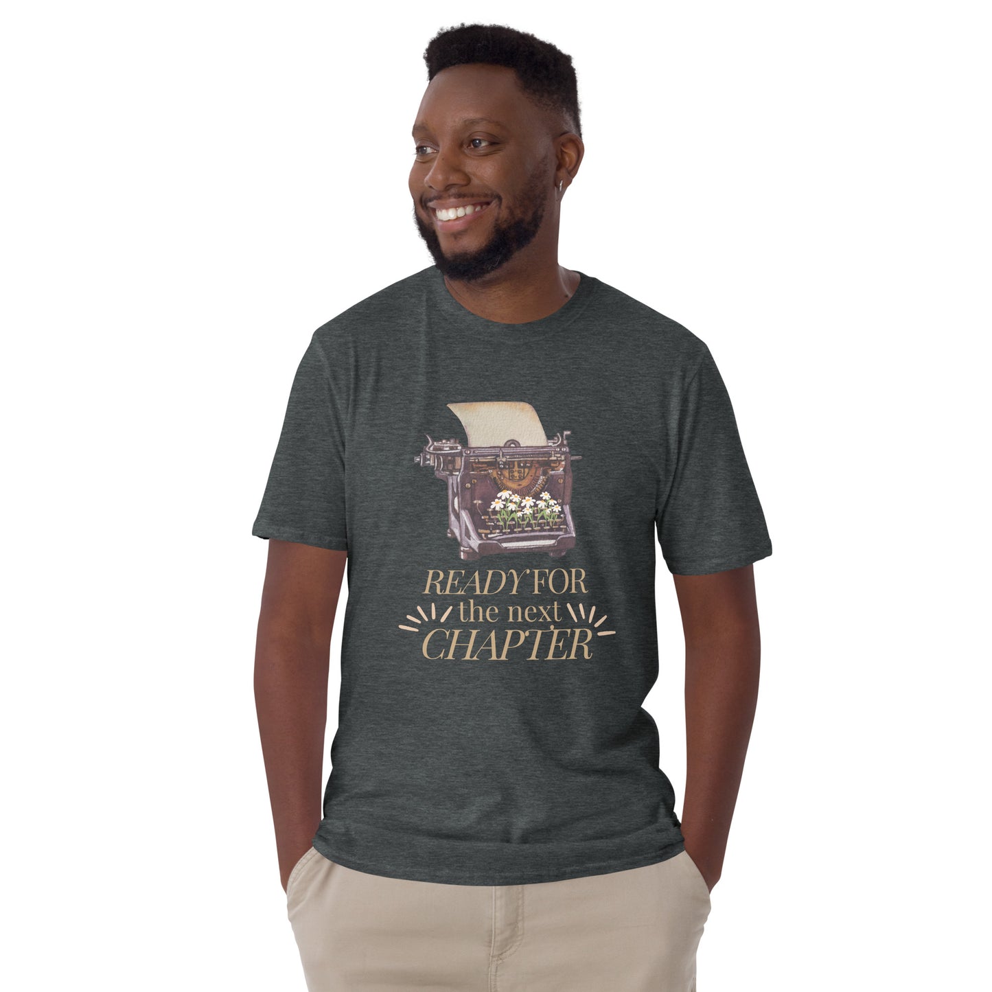 Ready for the next Chapter Kurzärmeliges Unisex-T-Shirt für Autorinnen