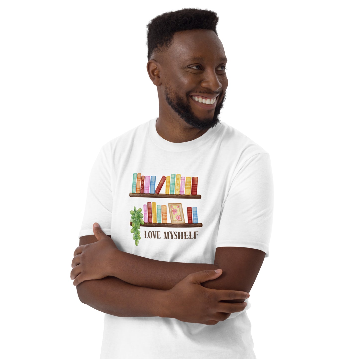Love Myshelf Unisex-T-Shirt für Buchliebhaber