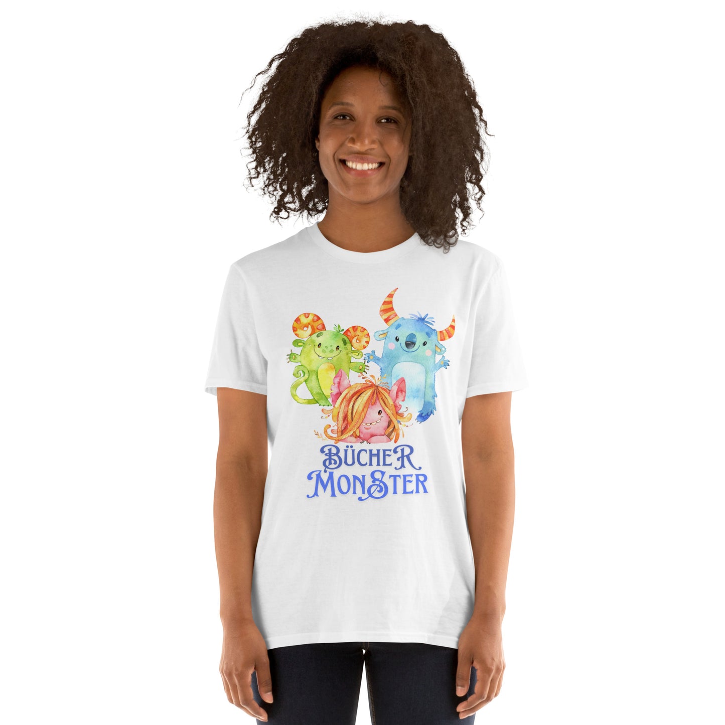 Bücher Monster Unisex-T-Shirt für junge und erfahrene Leser