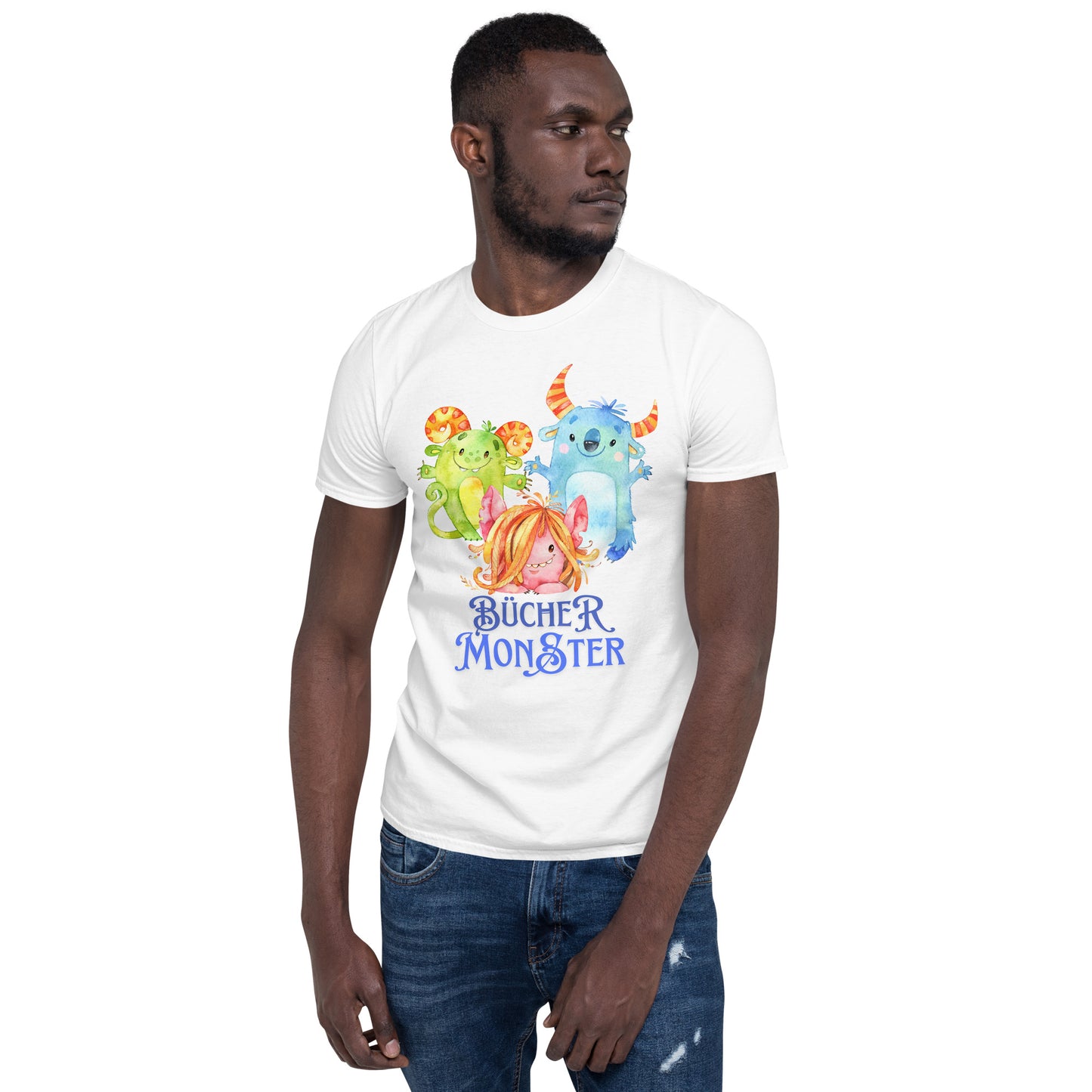 Bücher Monster Unisex-T-Shirt für junge und erfahrene Leser