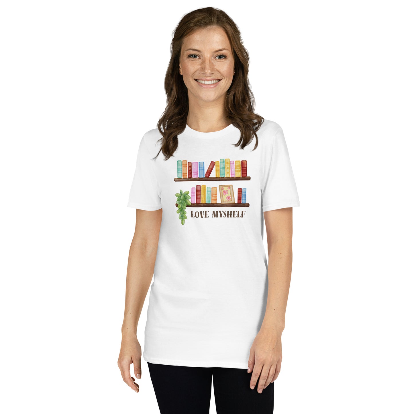 Love Myshelf Unisex-T-Shirt für Buchliebhaber
