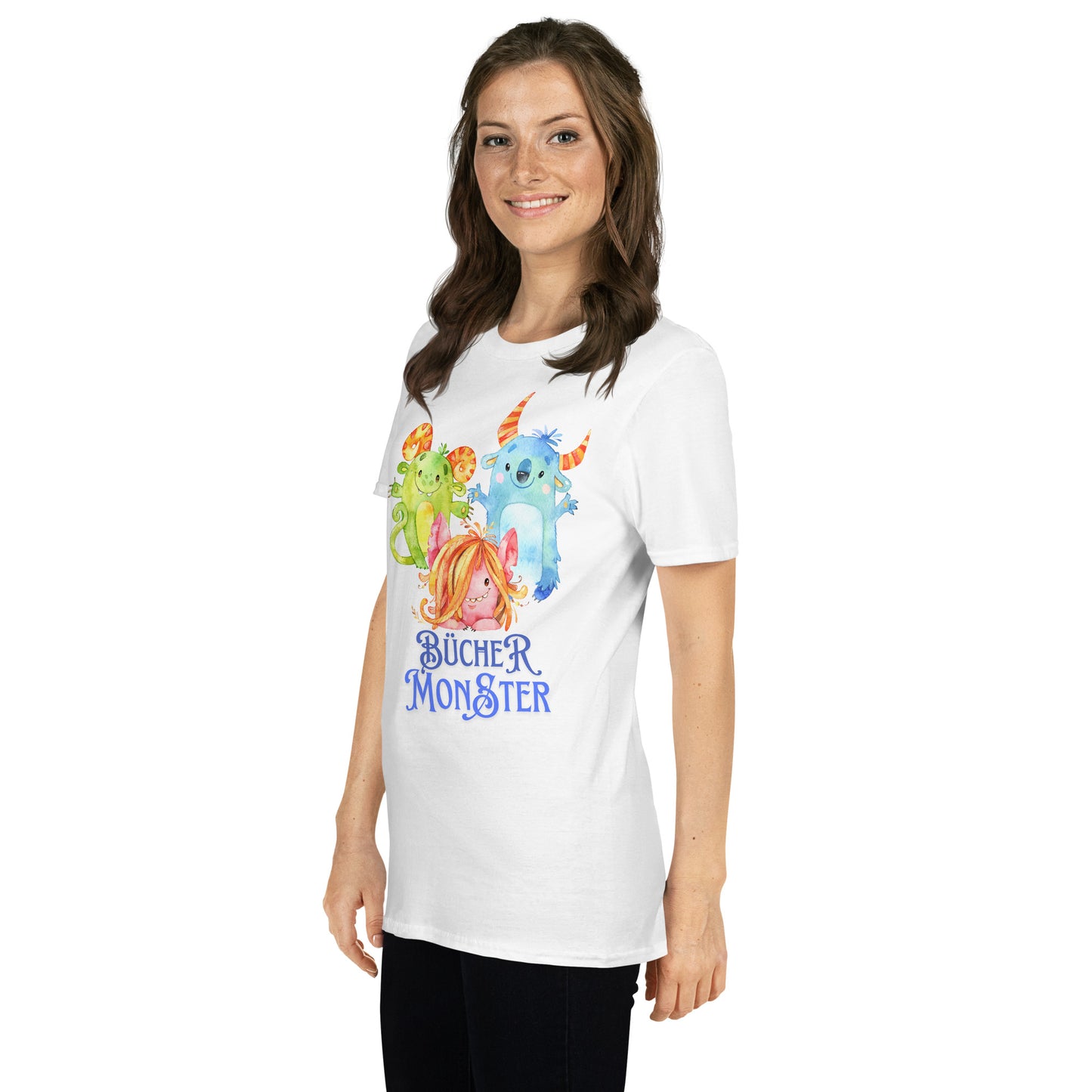 Bücher Monster Unisex-T-Shirt für junge und erfahrene Leser