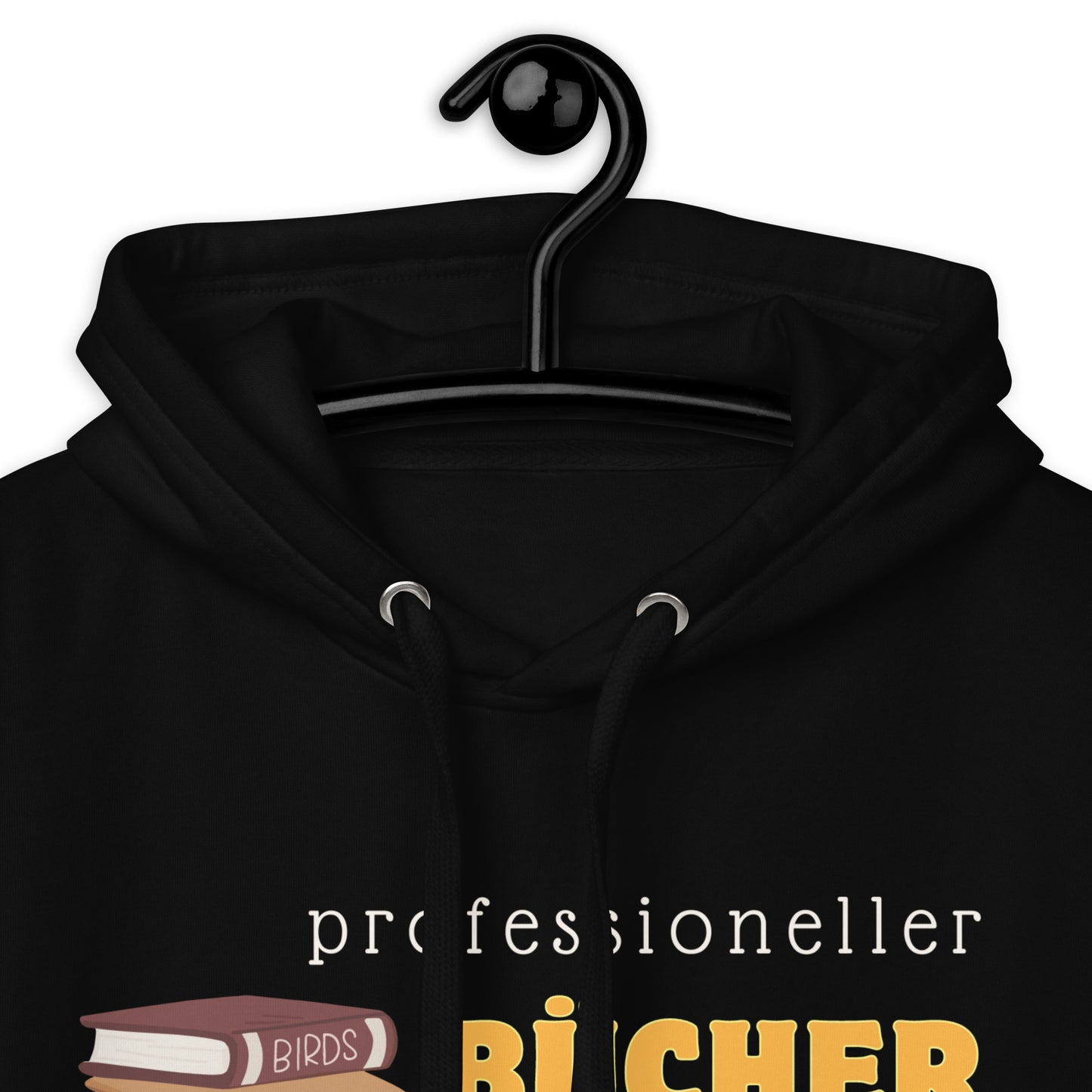 Professioneller Bücherwurm Unisex-Kapuzenpullover
