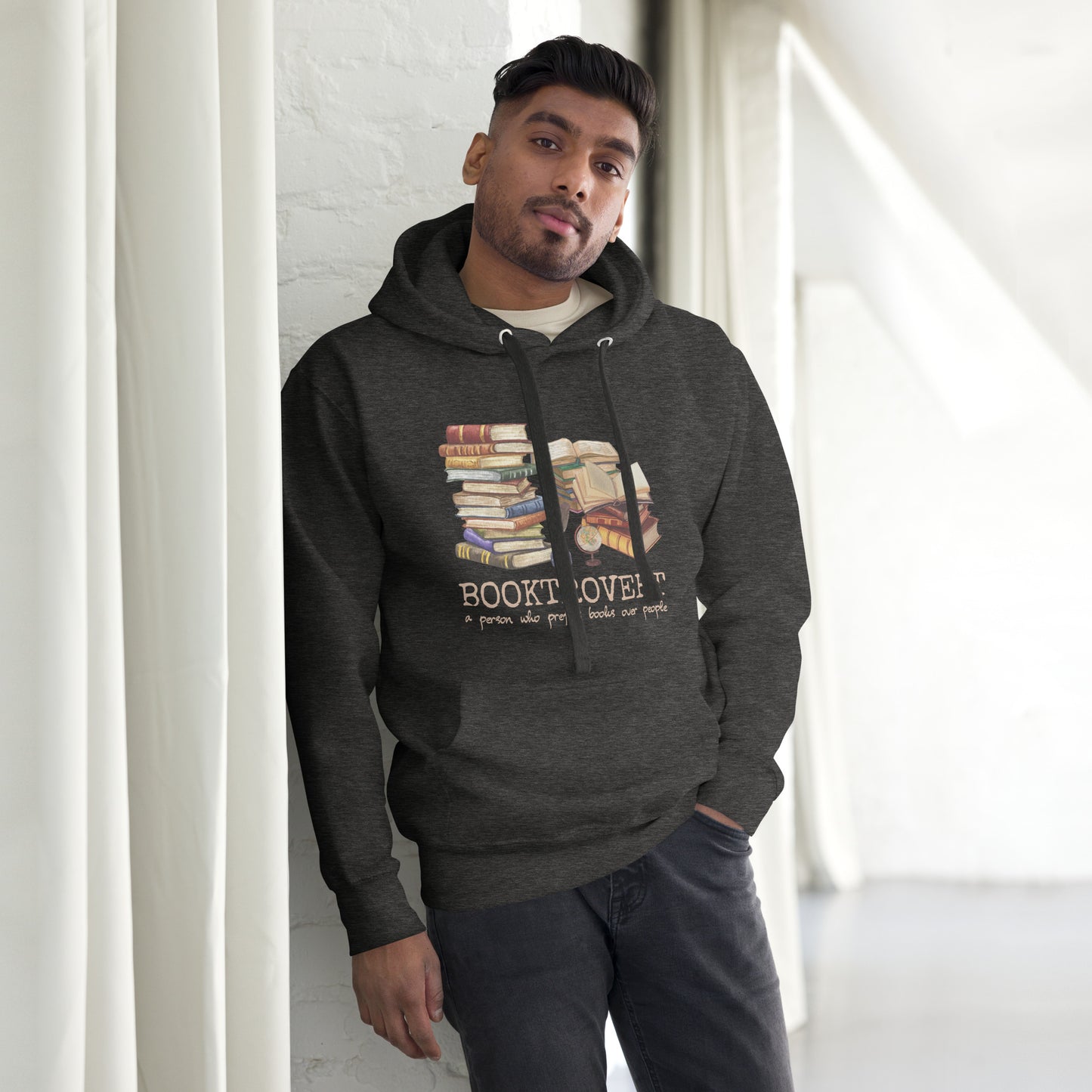 Booktrovert Unisex-Kapuzenpullover für introvertierte Bibliophile