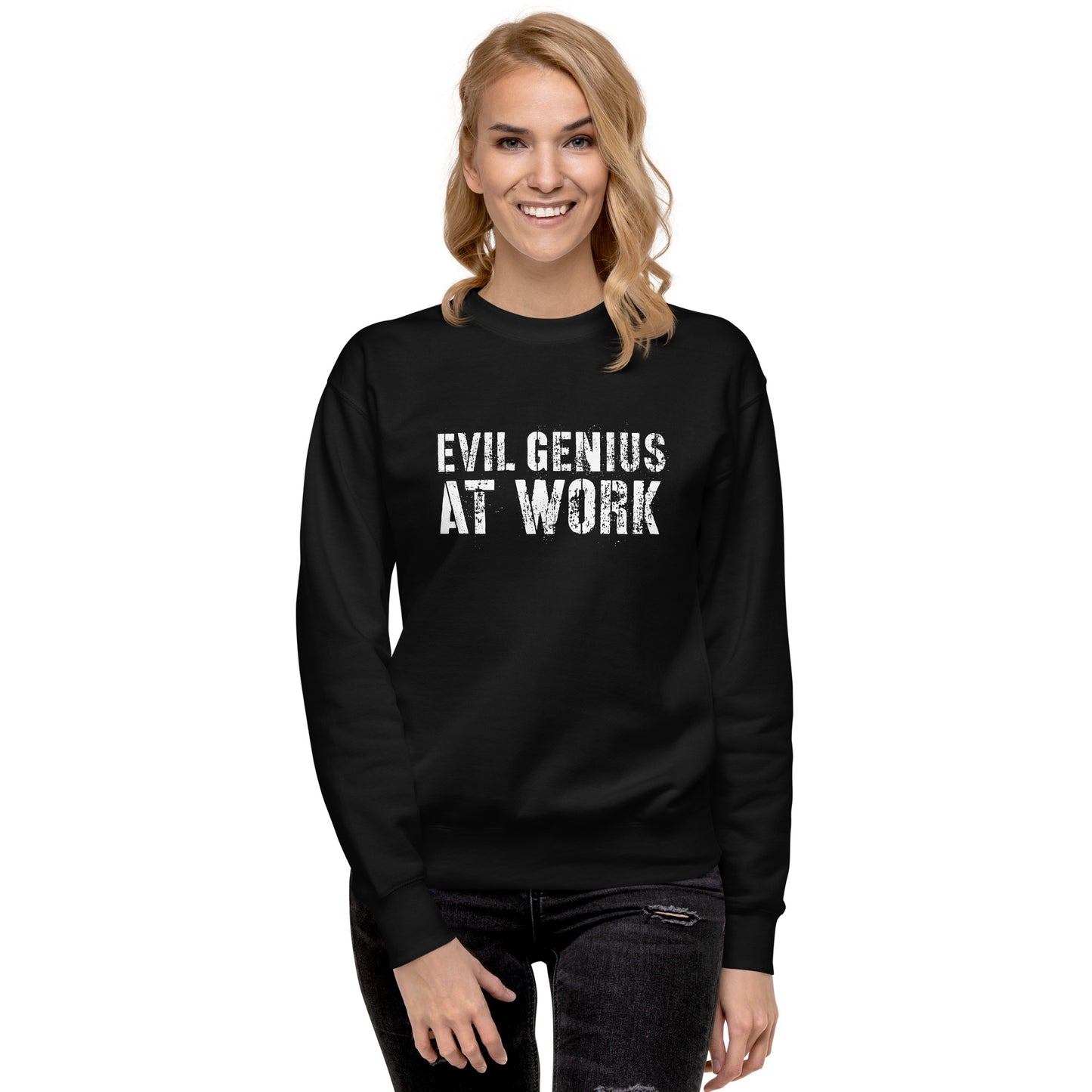 Evil Genius At Work Unisex-Premium-Pullover