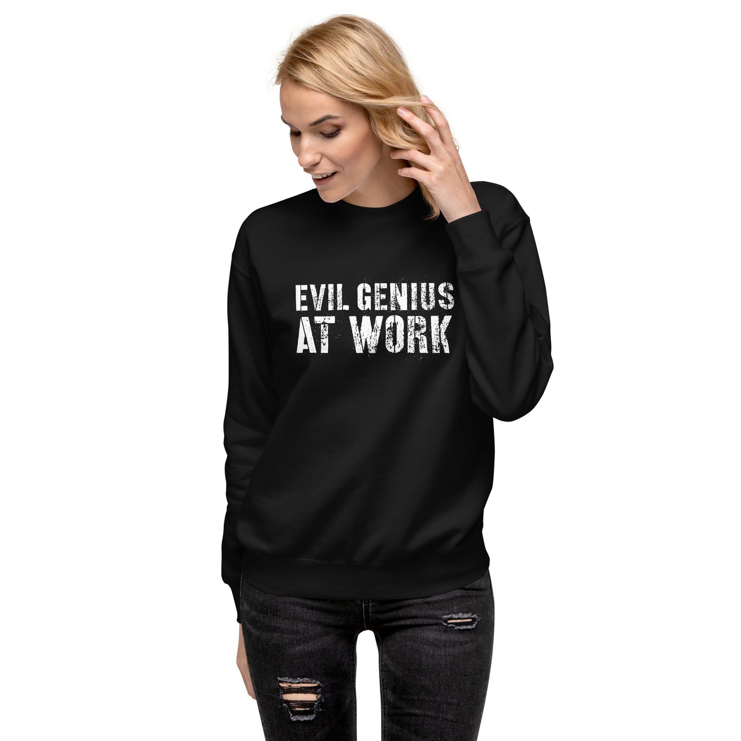 Evil Genius At Work Unisex-Premium-Pullover