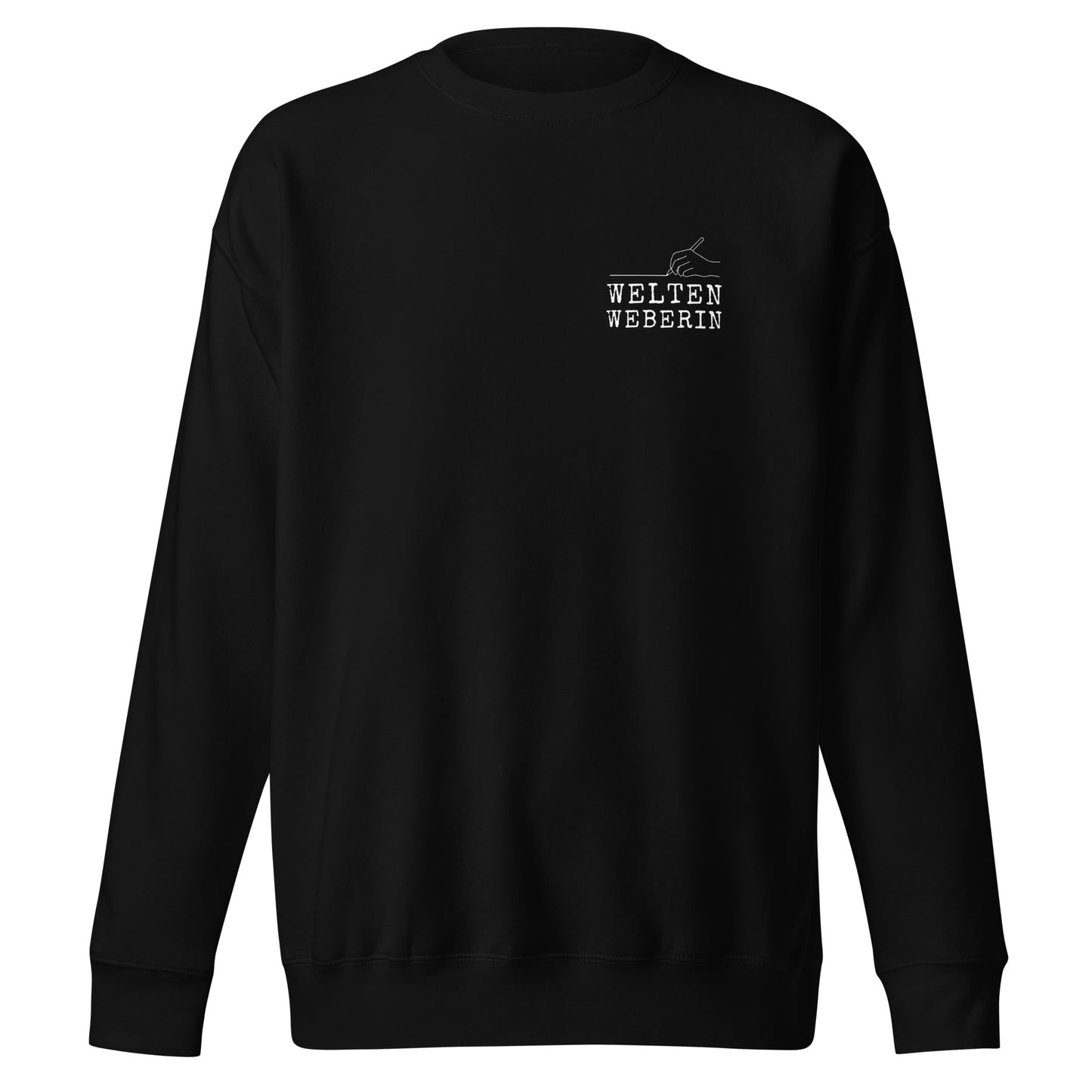 Weltenweberin Premium-Pullover für Autorinnen und Schriftstellerinnen