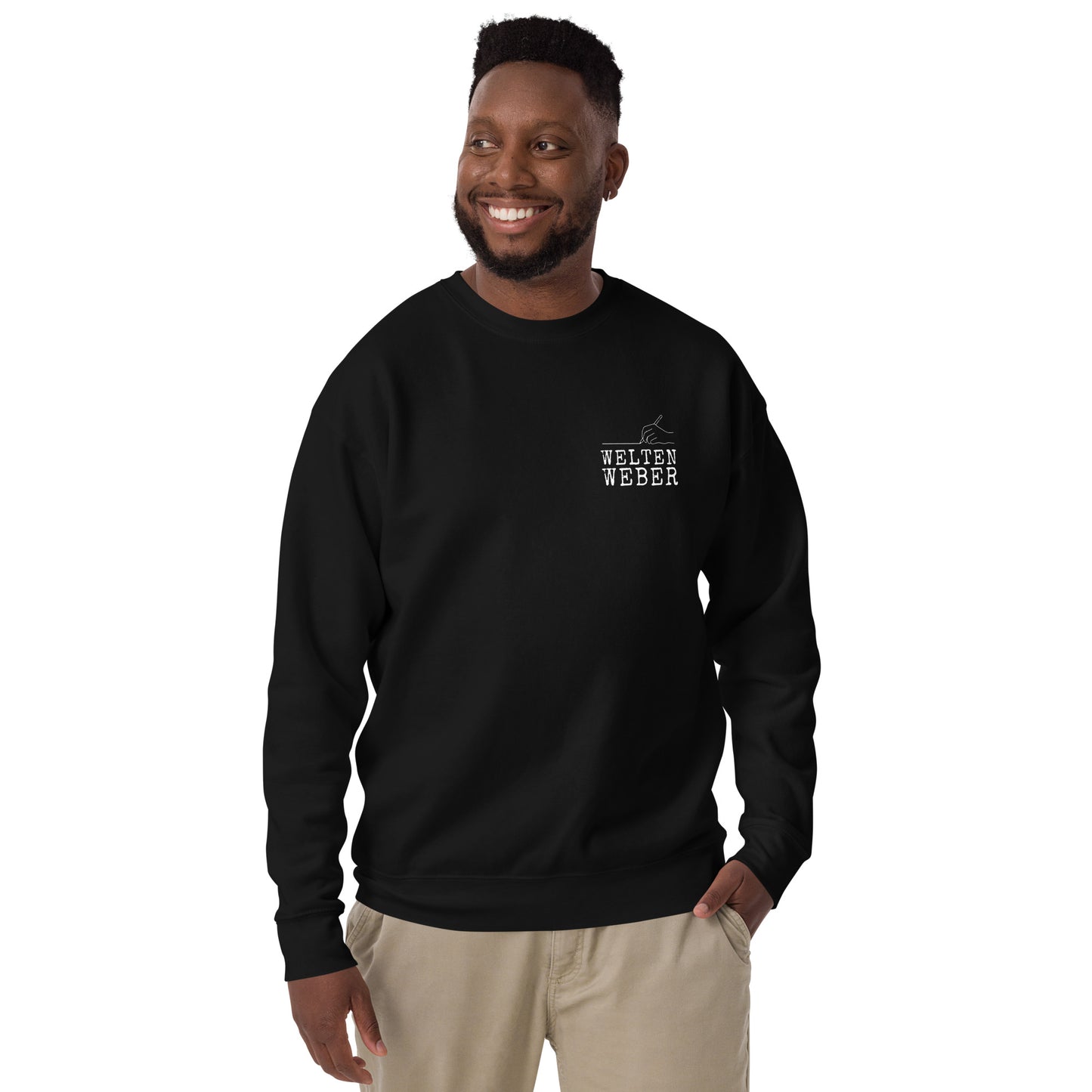 Weltenweber Premium-Pullover für Autoren und Schriftsteller