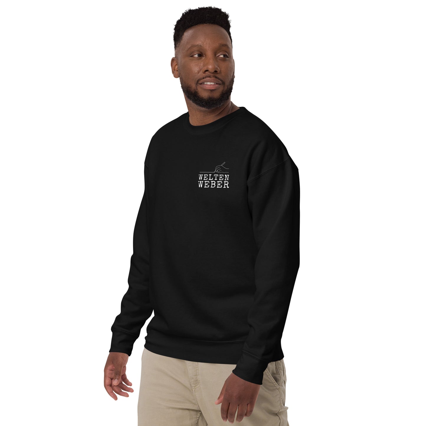 Weltenweber Premium-Pullover für Autoren und Schriftsteller