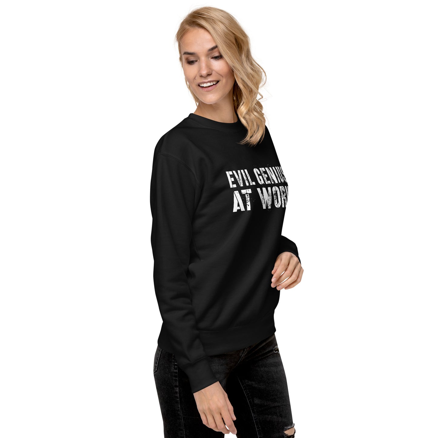 Evil Genius At Work Unisex-Premium-Pullover