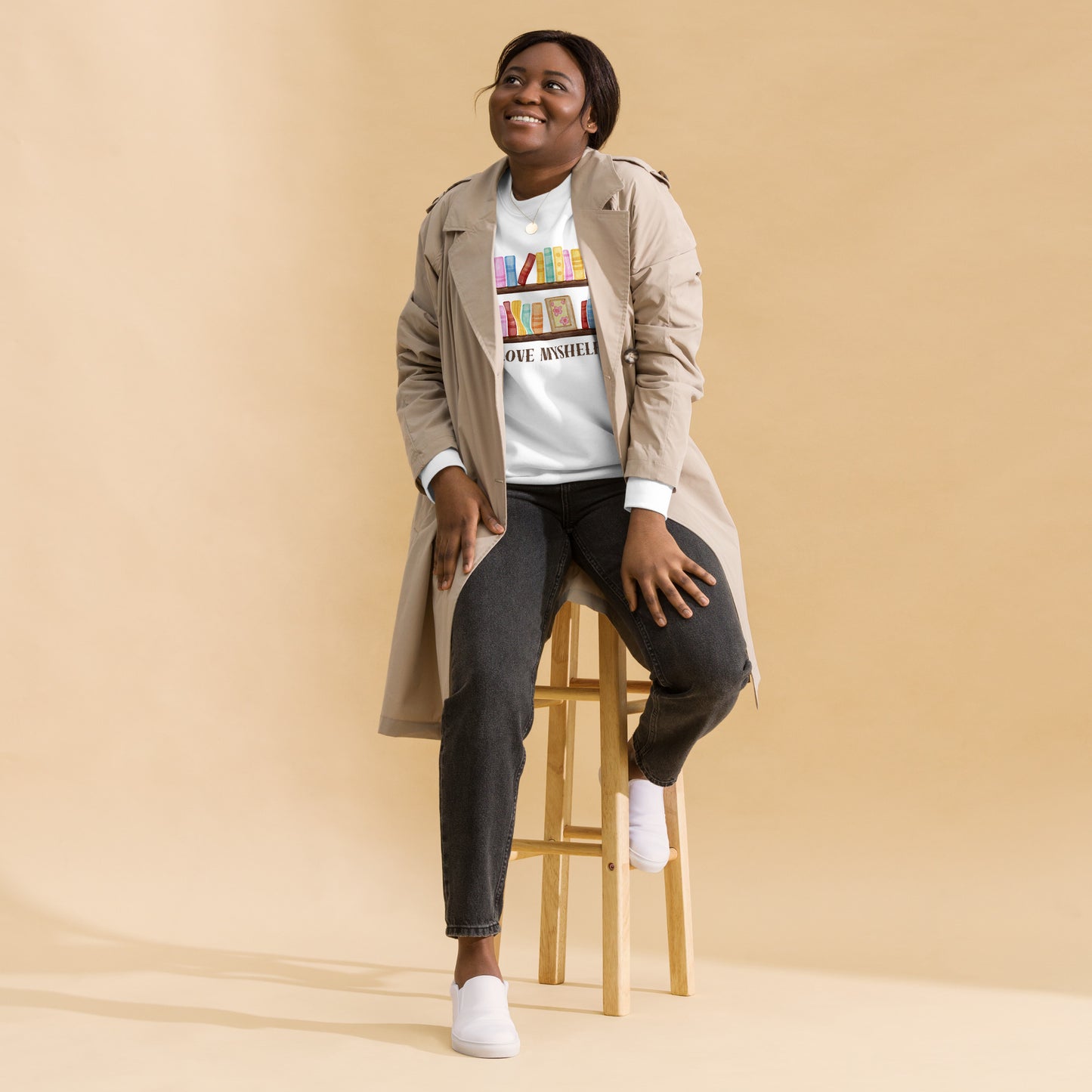 Love MyShelf Unisex-Premium-Pullover für Buchliebhaber