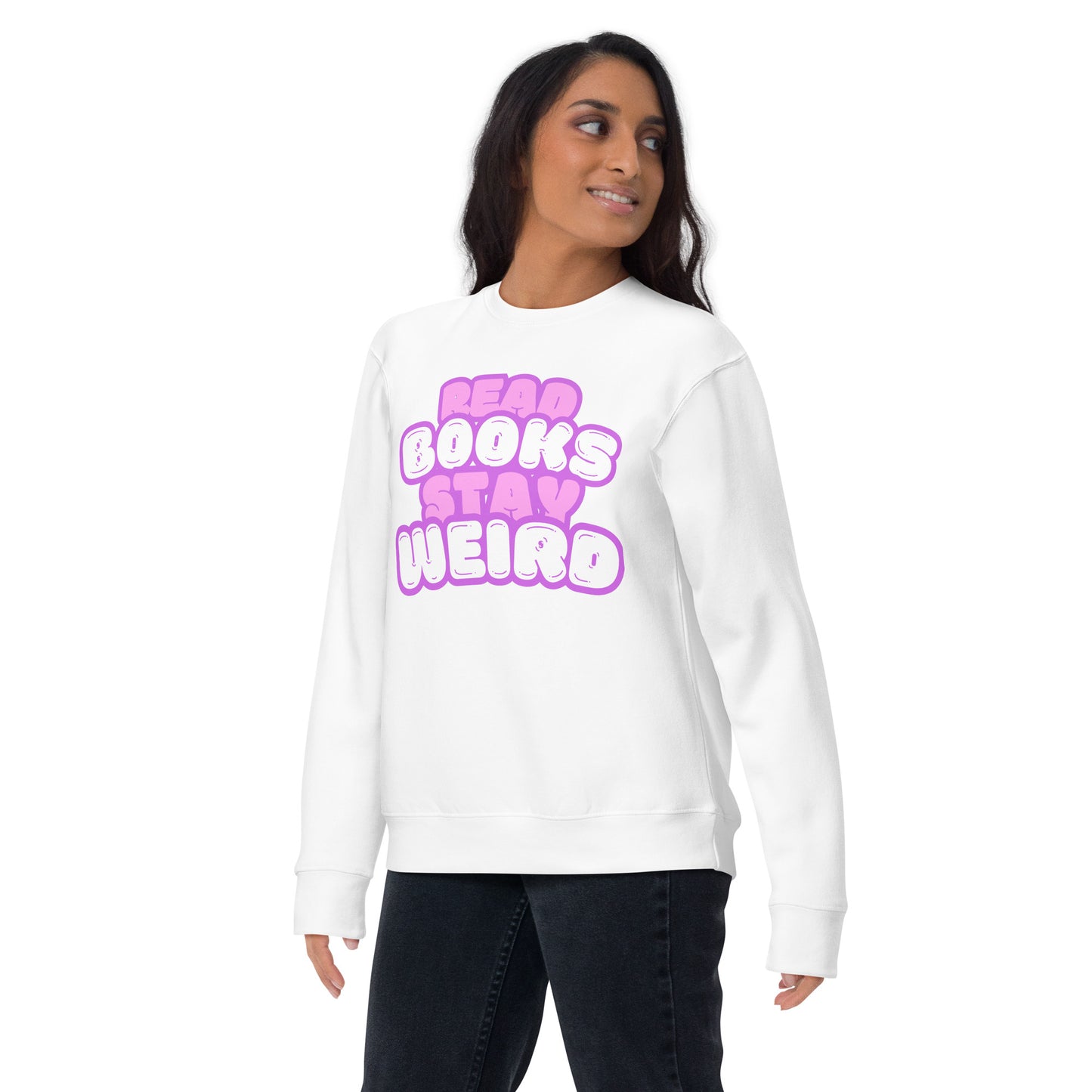 Read Books Stay Weird Unisex-Premium-Pullover